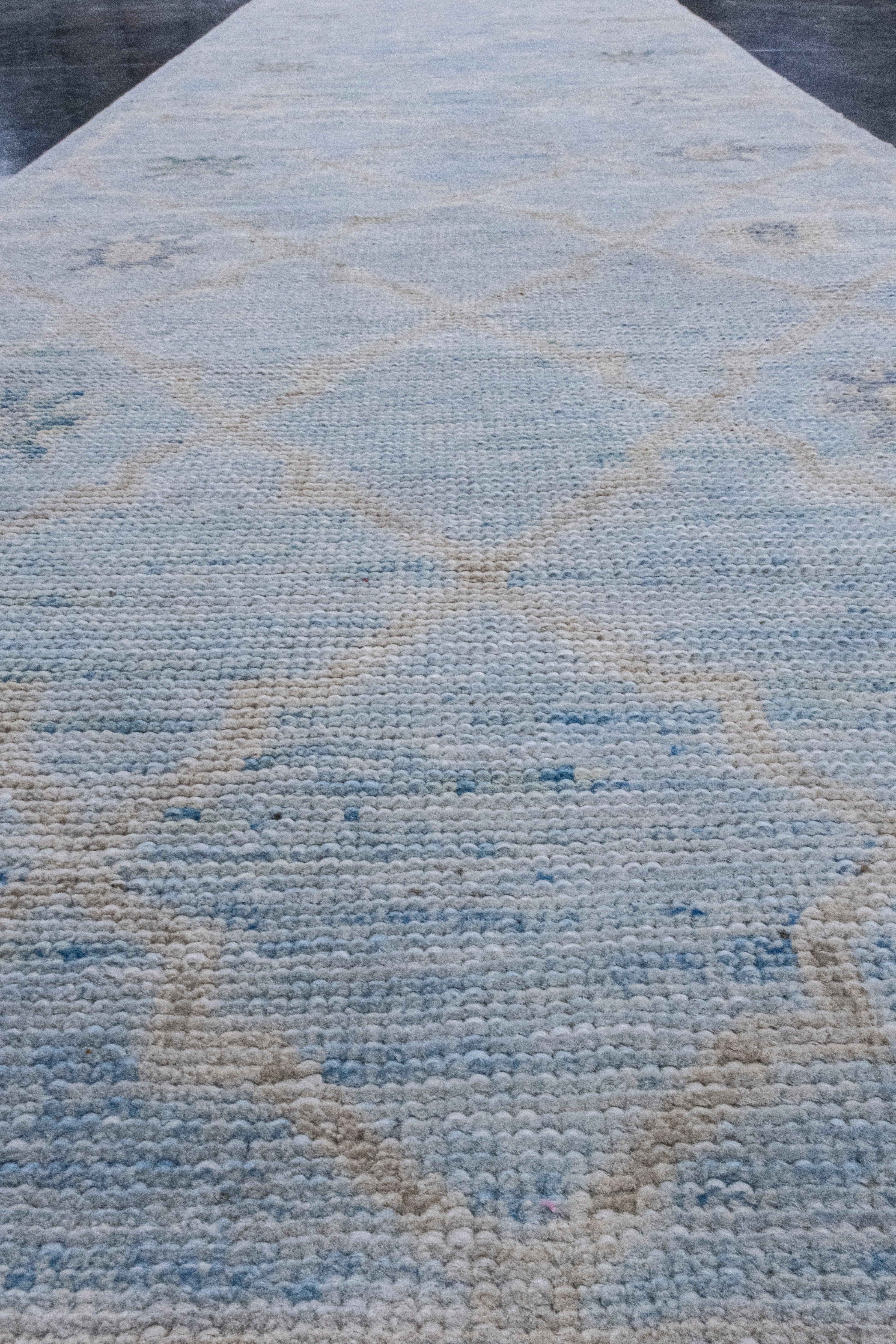 Wool Turkish Oushak Rug 2'10