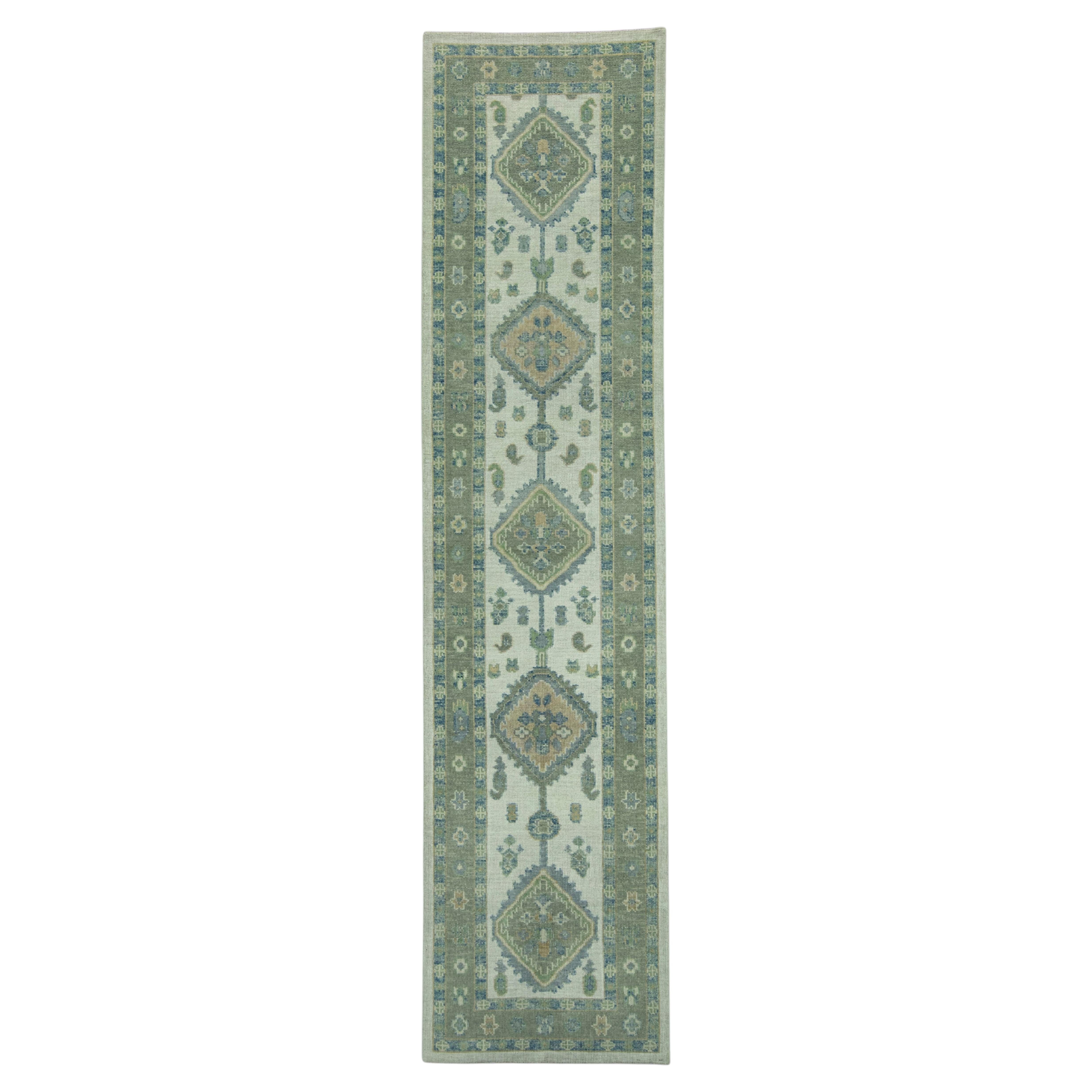 Turkish Oushak Rug 2'10" x 11'9" #19159