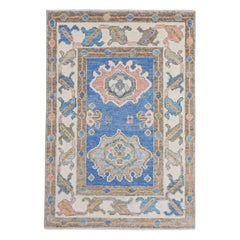 Turkish Oushak Rug 2'10" x 4'1" #16590