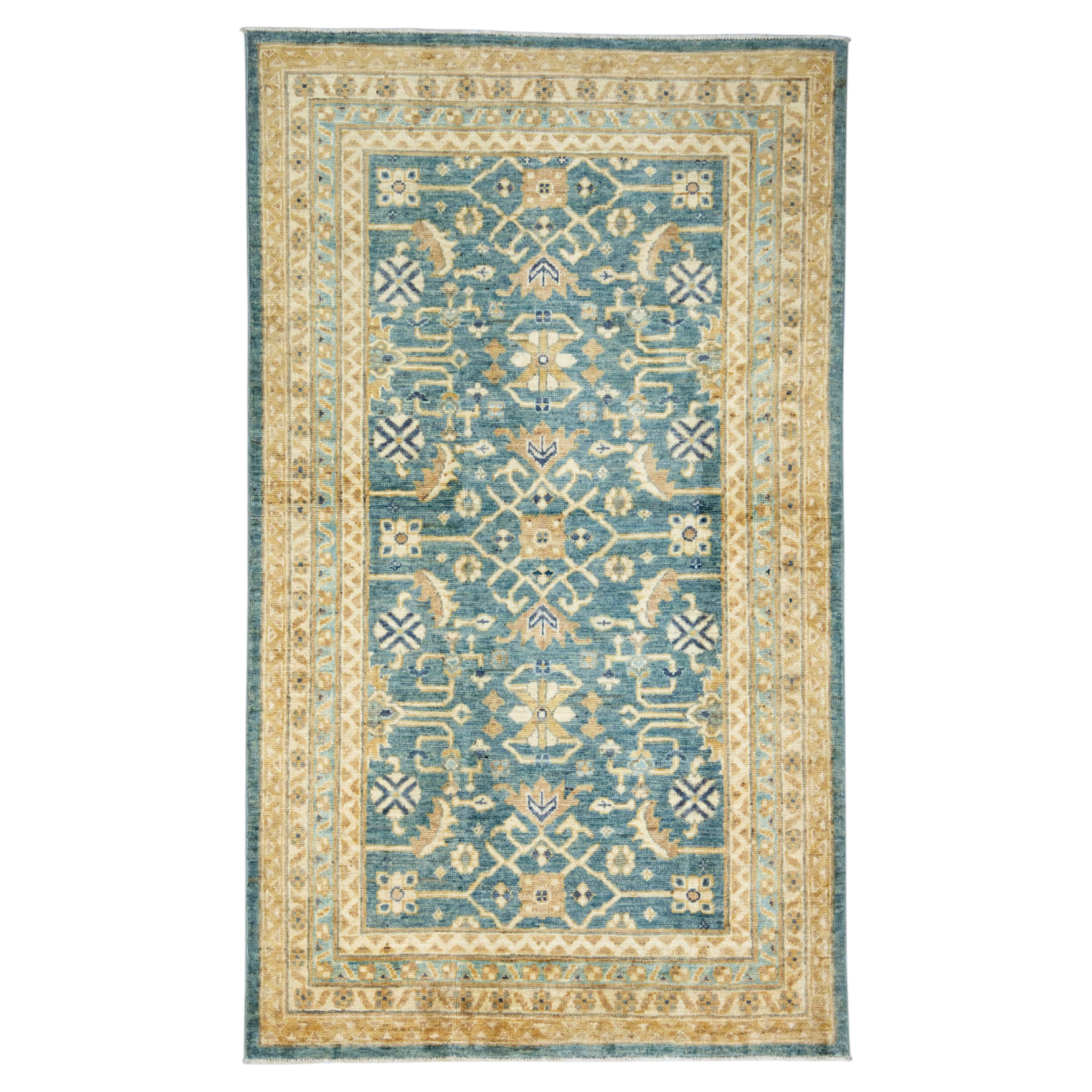 Turkish Oushak Rug 2'10" x 4'10" #17474