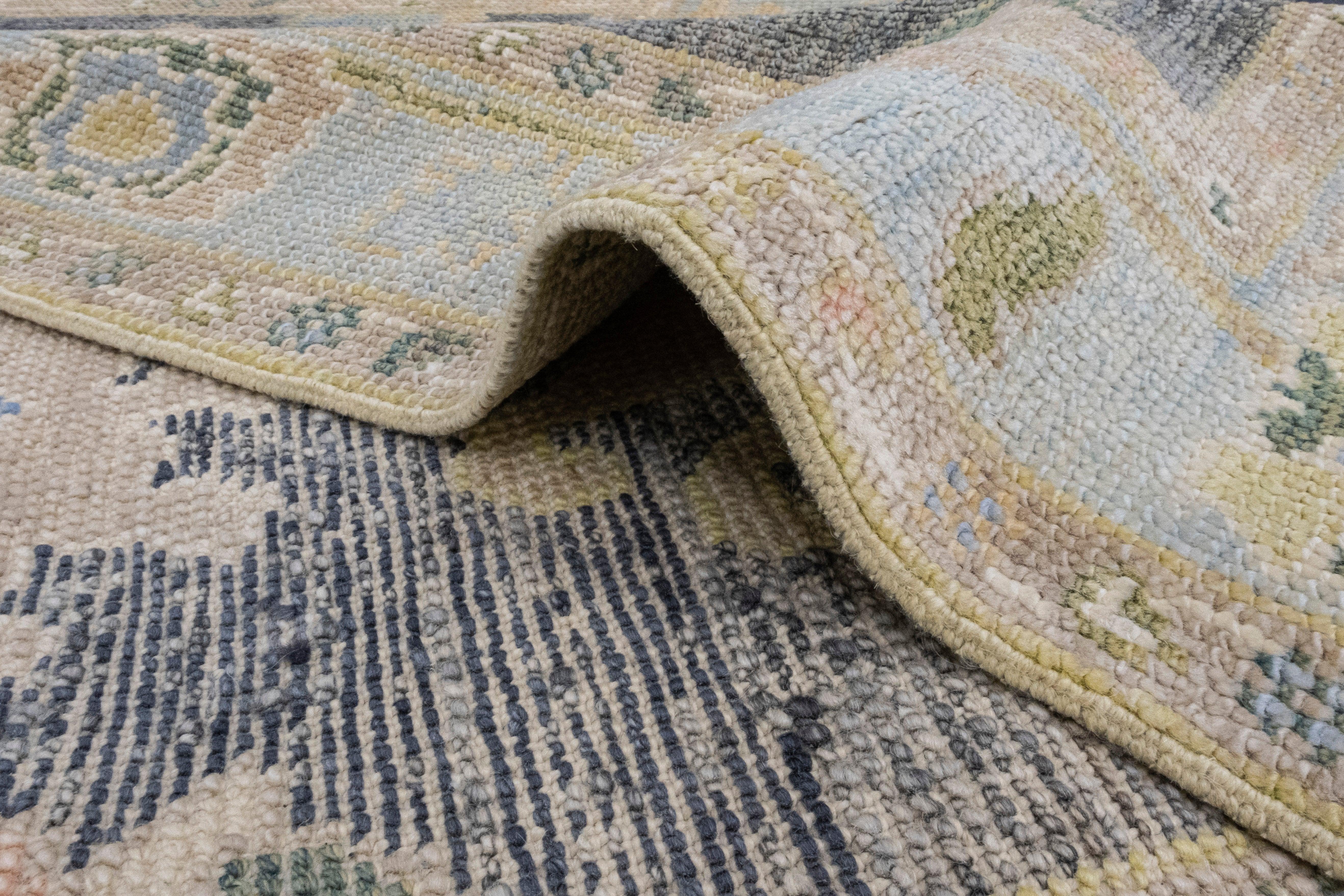 Turkish Oushak Rug 2'10