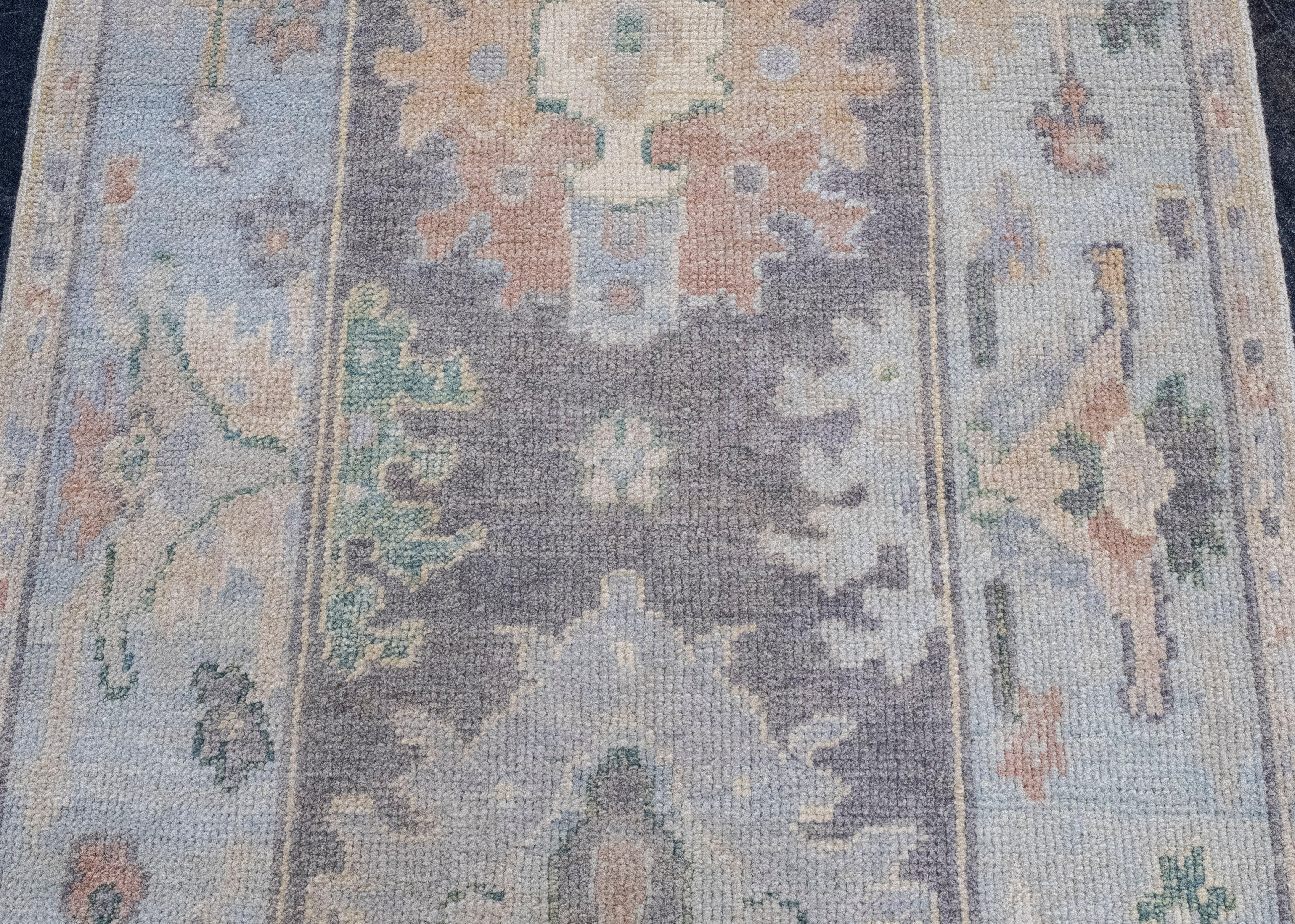 Türkischer Oushak-Teppich 2'10