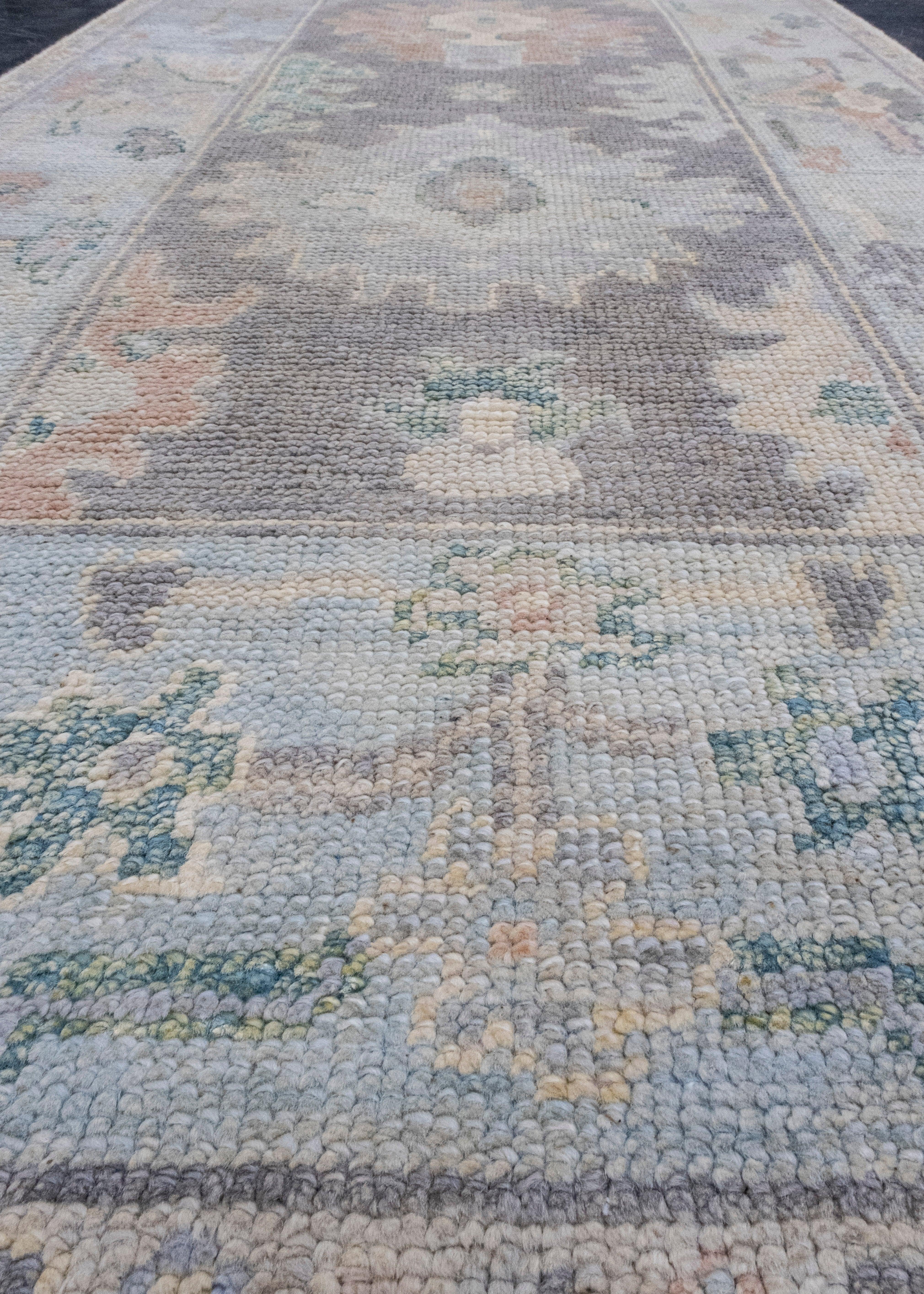 Türkischer Oushak-Teppich 2'10