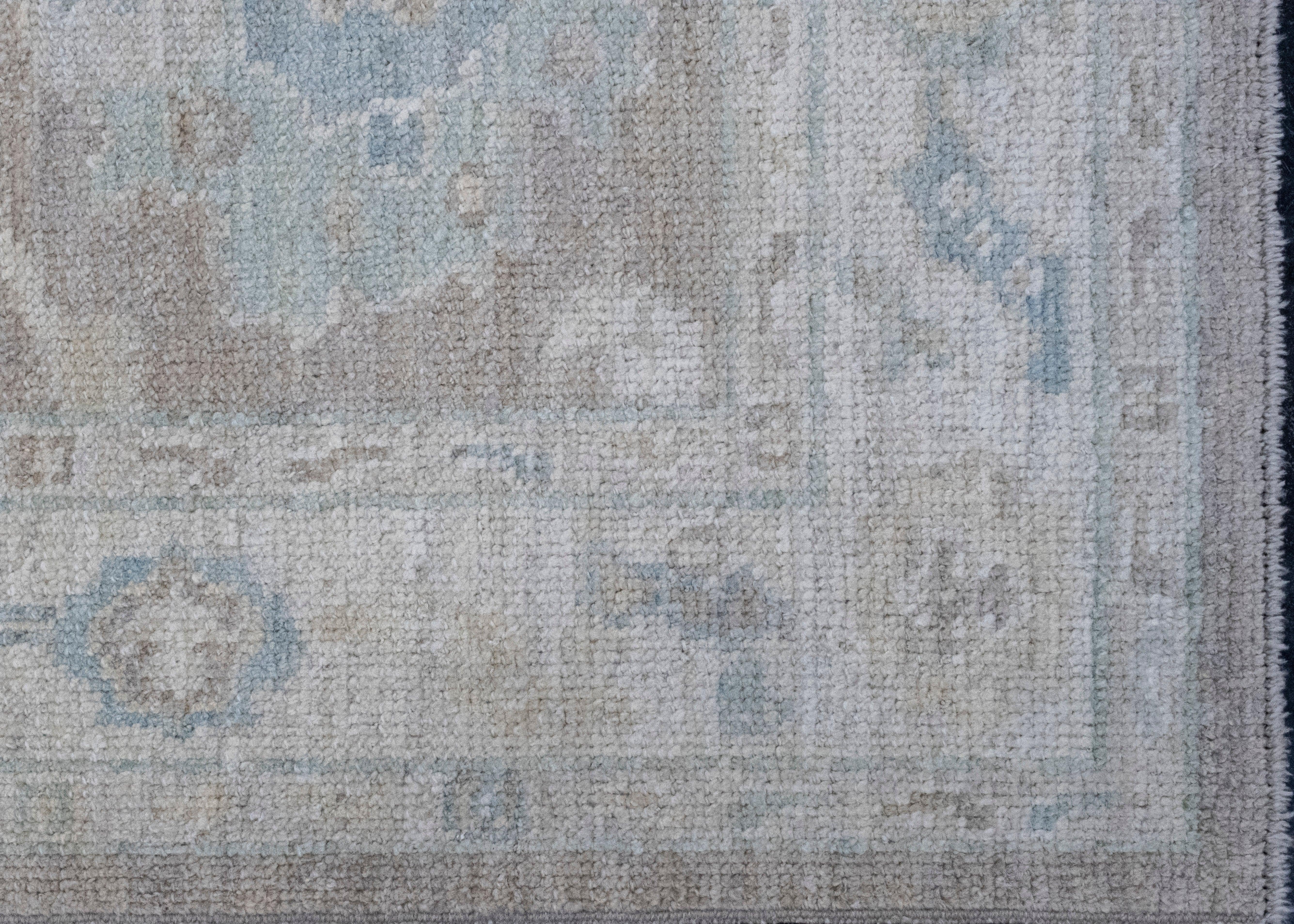Turkish Oushak Rug 2'10