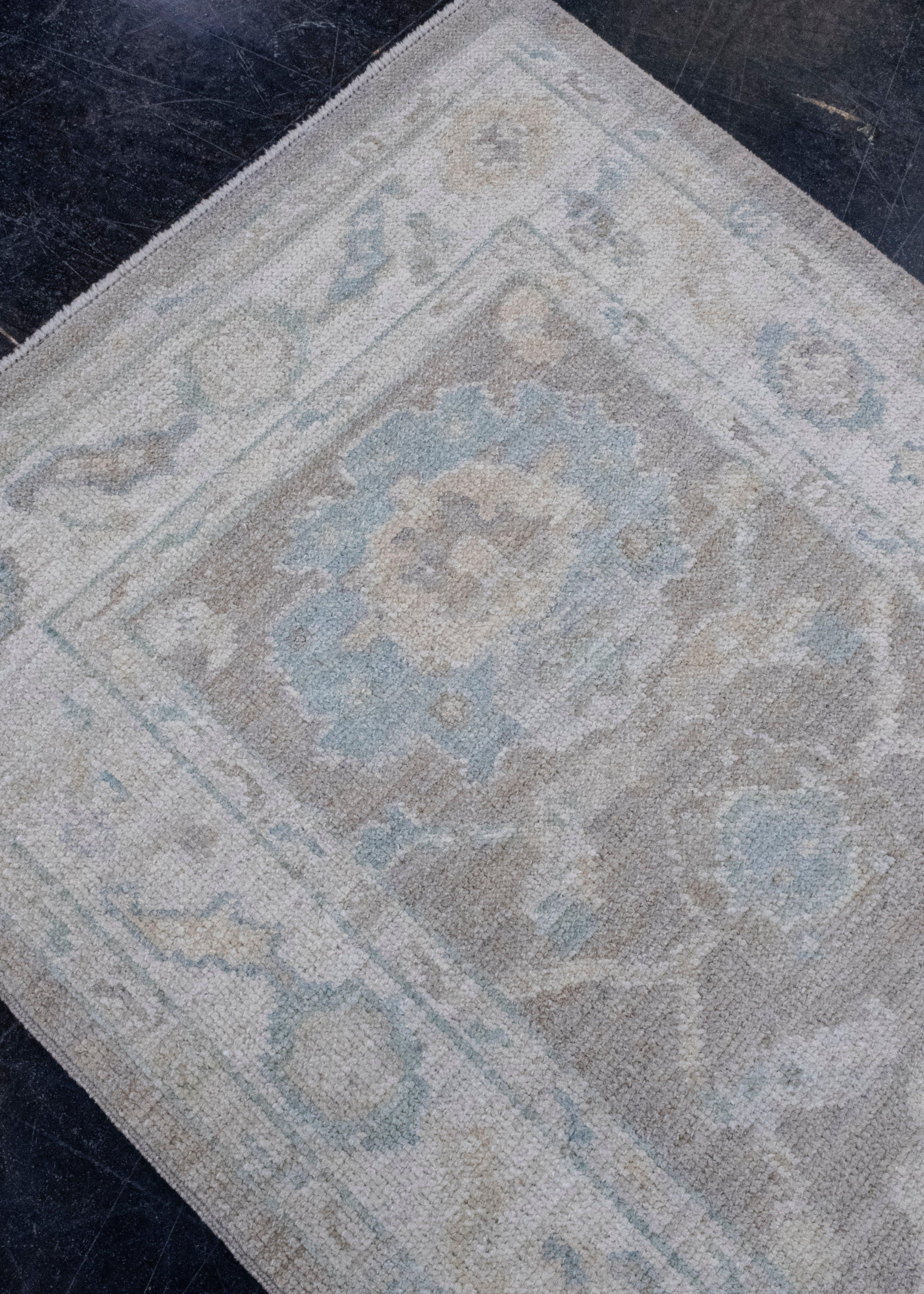 Contemporary Turkish Oushak Rug 2'10