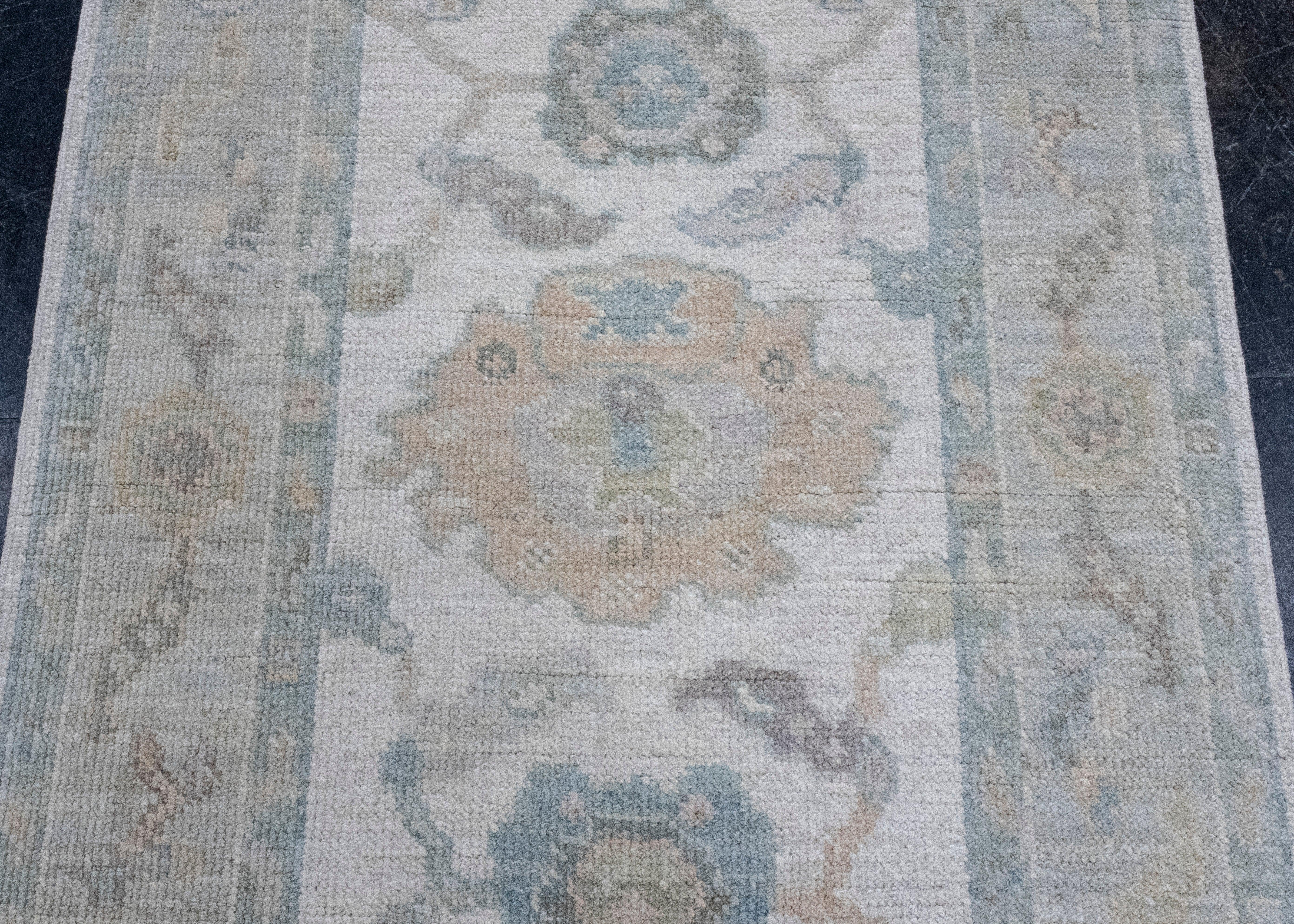 Contemporary Turkish Oushak Rug 2'10