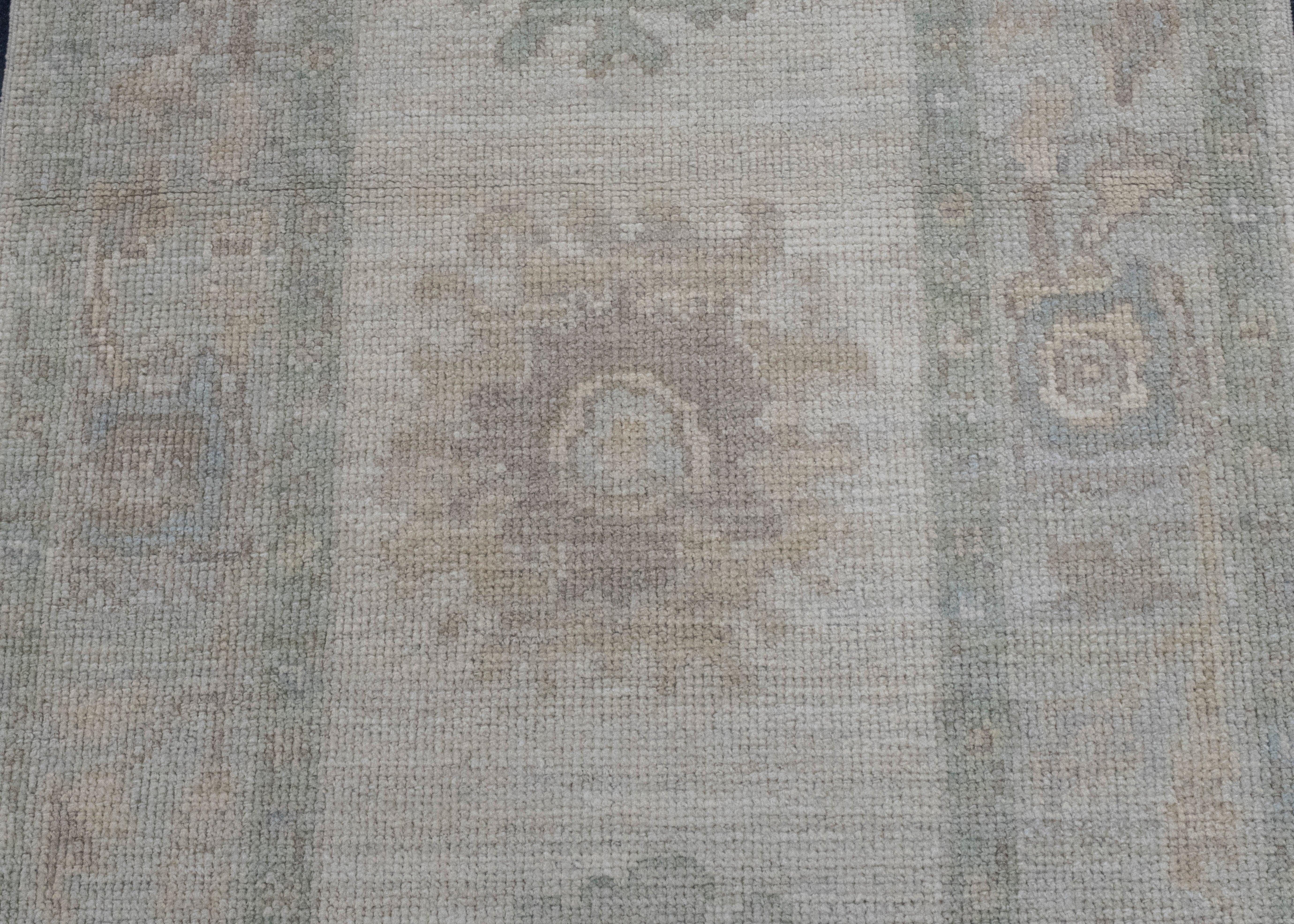 Contemporary Turkish Oushak Rug 2'10