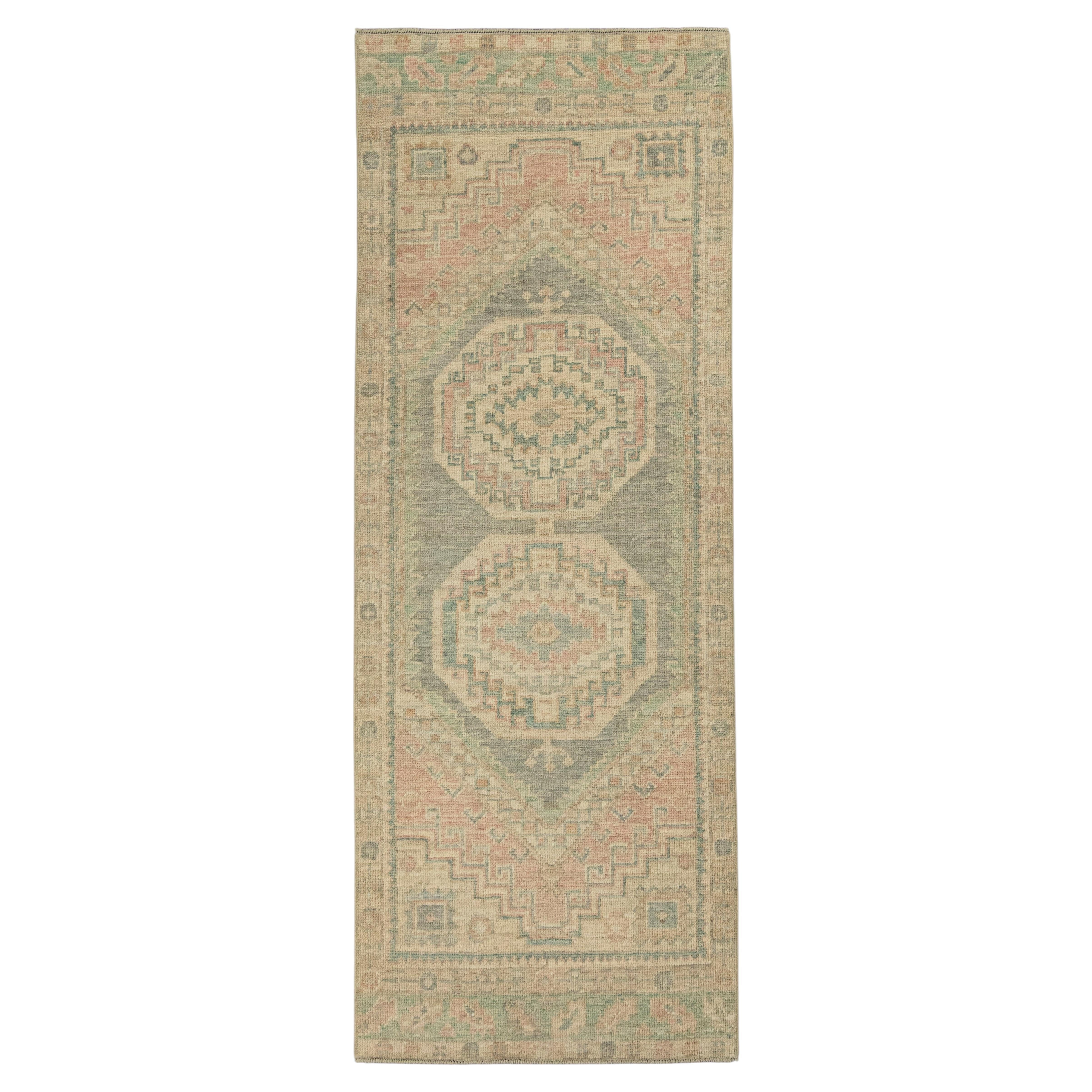 Turkish Oushak Rug 2'10" x 7'7" #20241