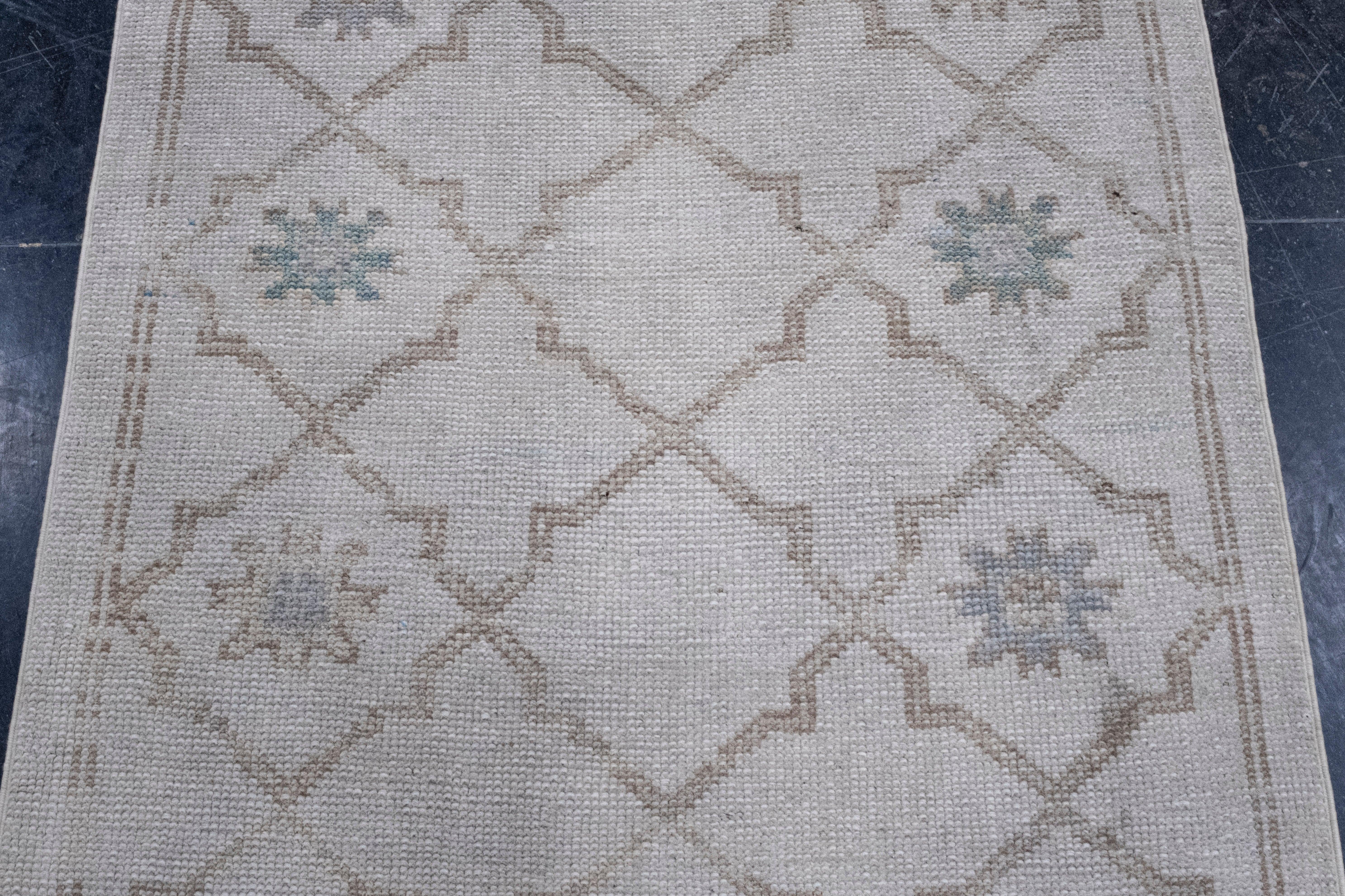 Contemporary Turkish Oushak Rug 2'11