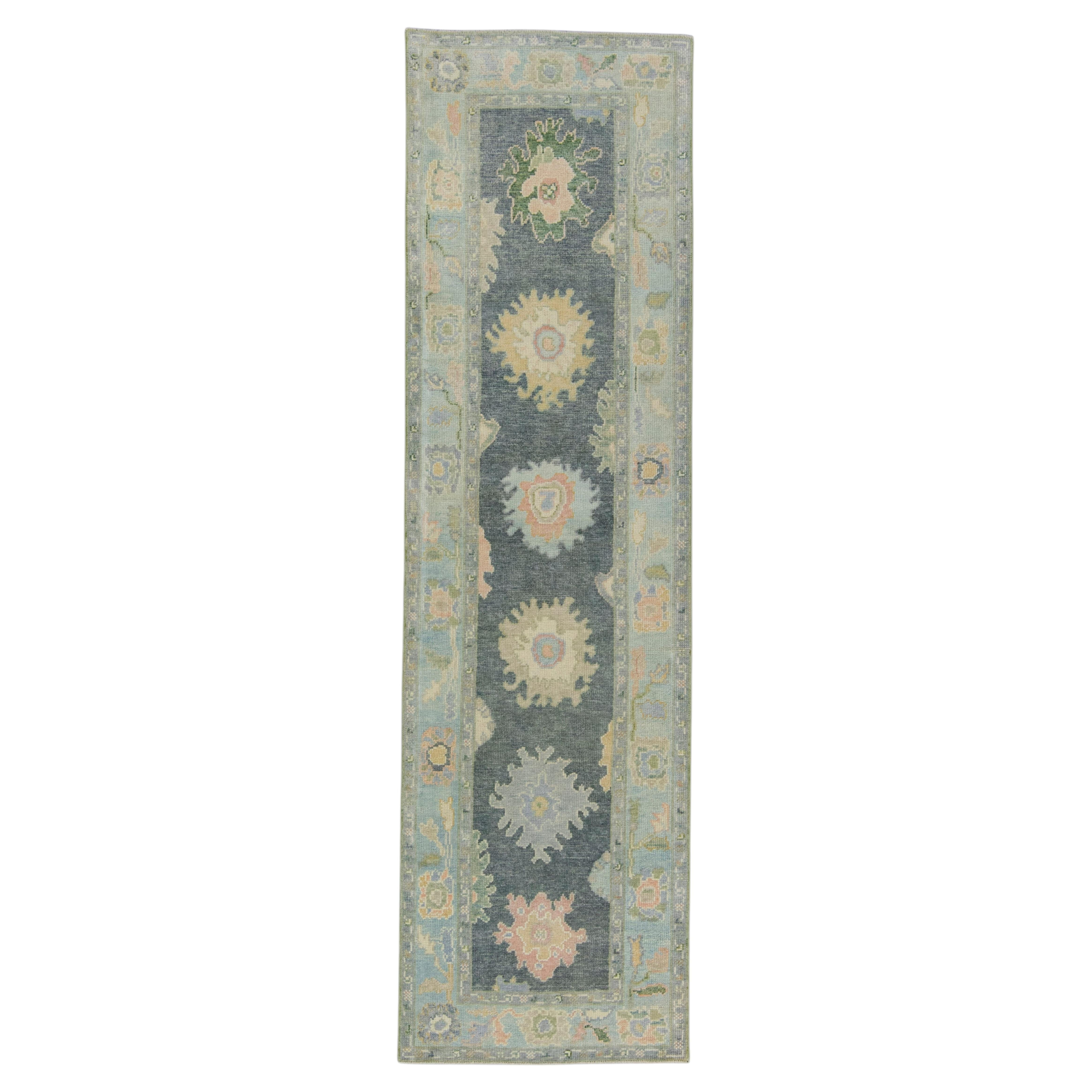 Turkish Oushak Rug 2'11" x 10'3" #19120