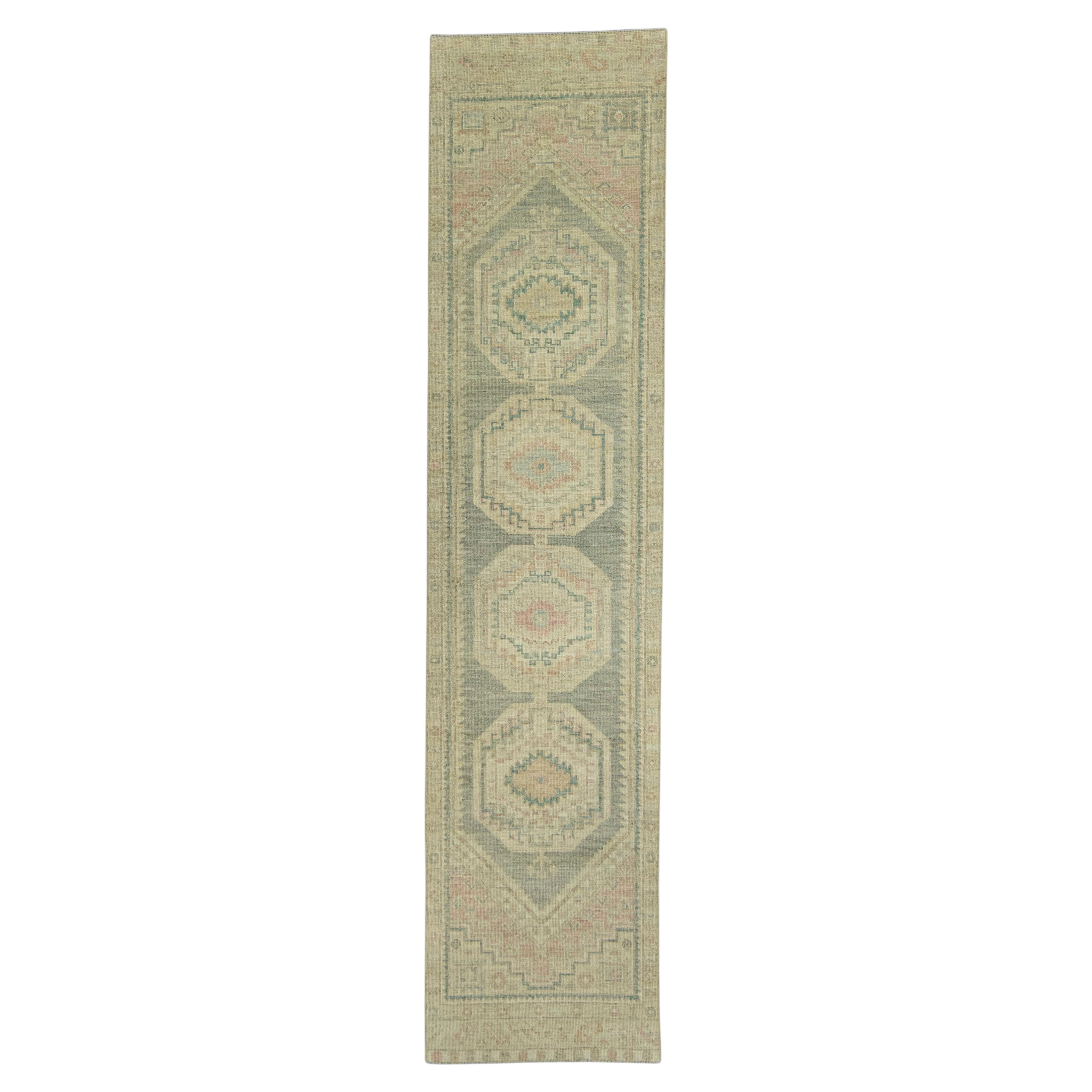 Turkish Oushak Rug 2'11" x 12'7" #20262
