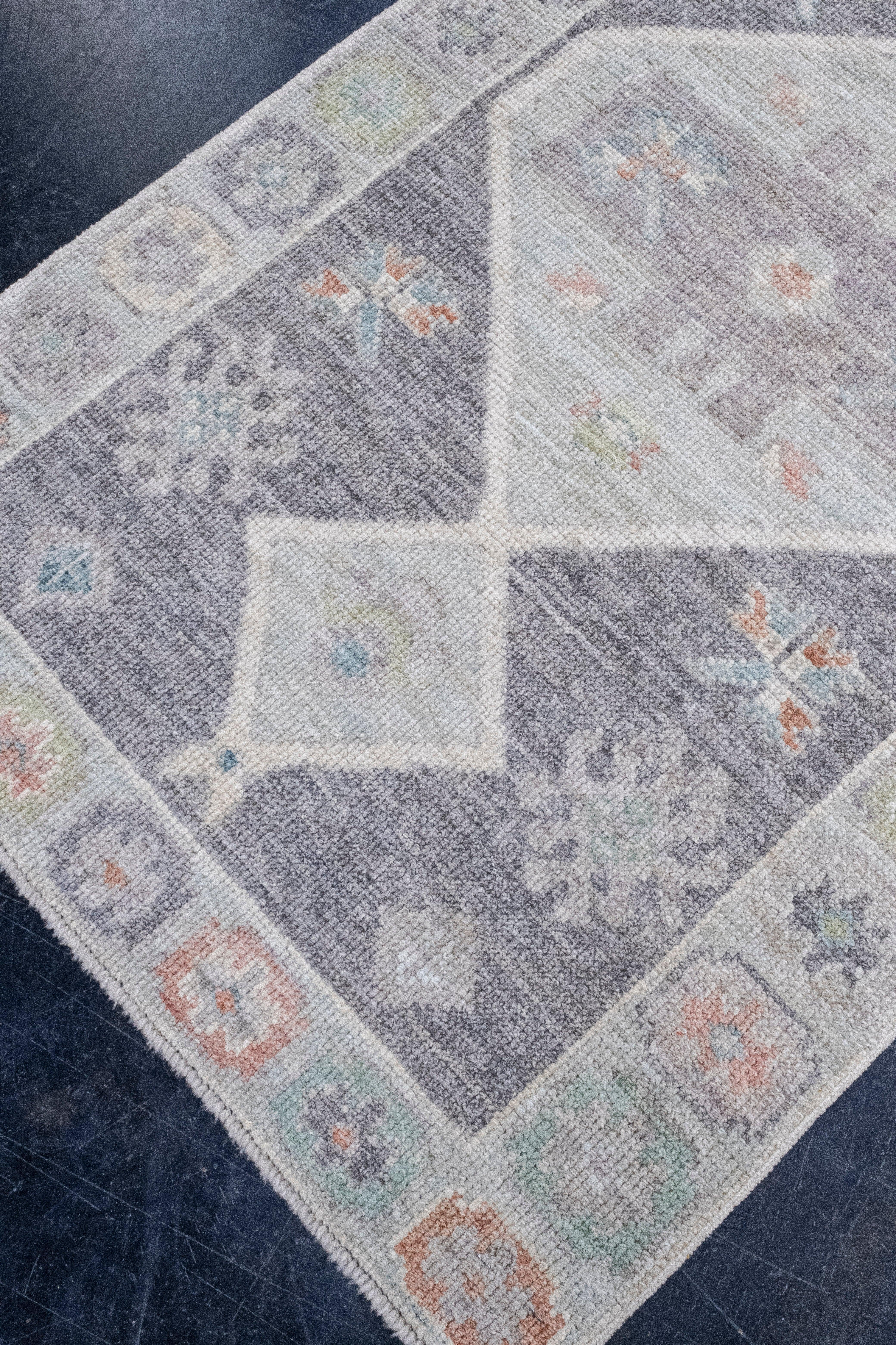 Turkish Oushak Rug 2'11