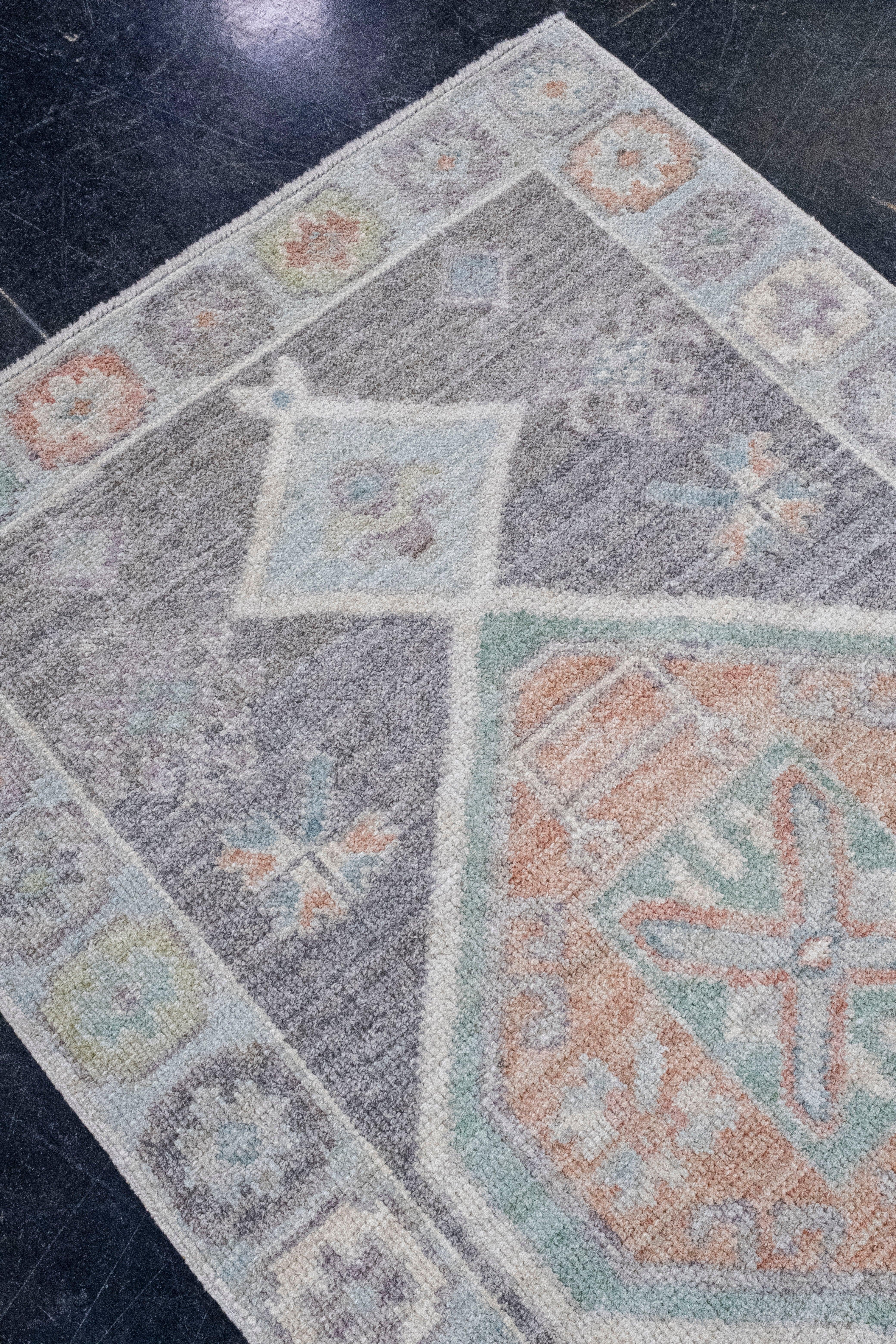Turkish Oushak Rug 2'11