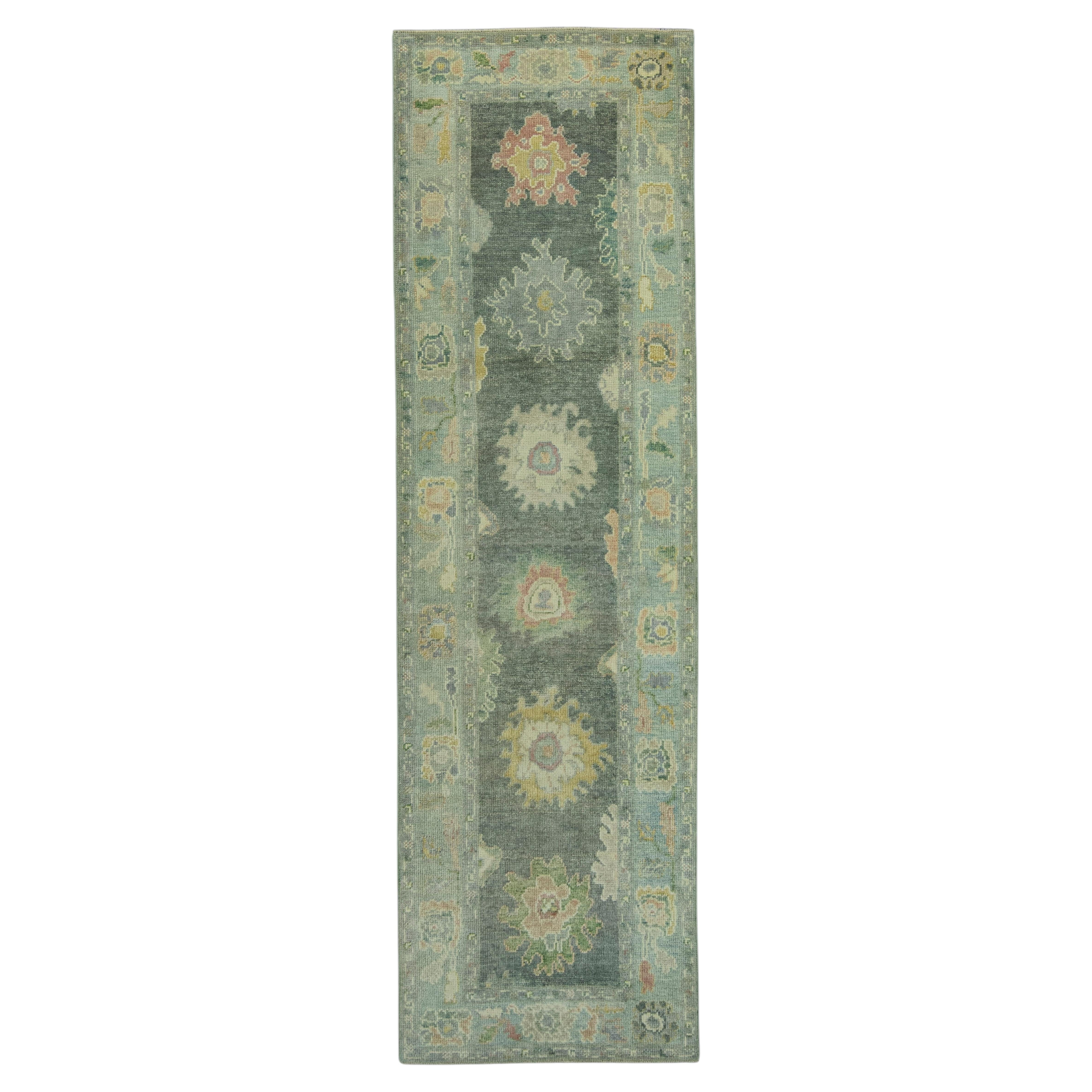 Turkish Oushak Rug 2'11" x 9'11" #19121