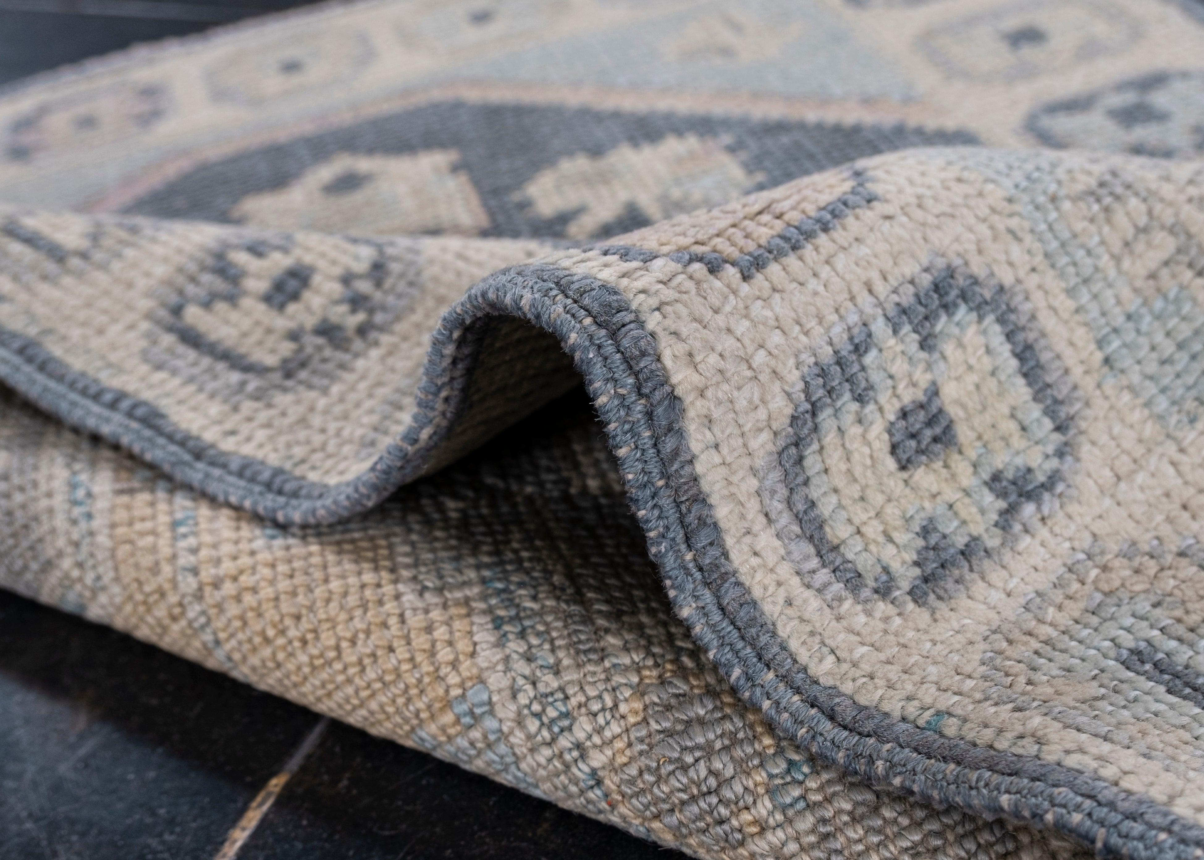 Contemporary Turkish Oushak Rug 2'2