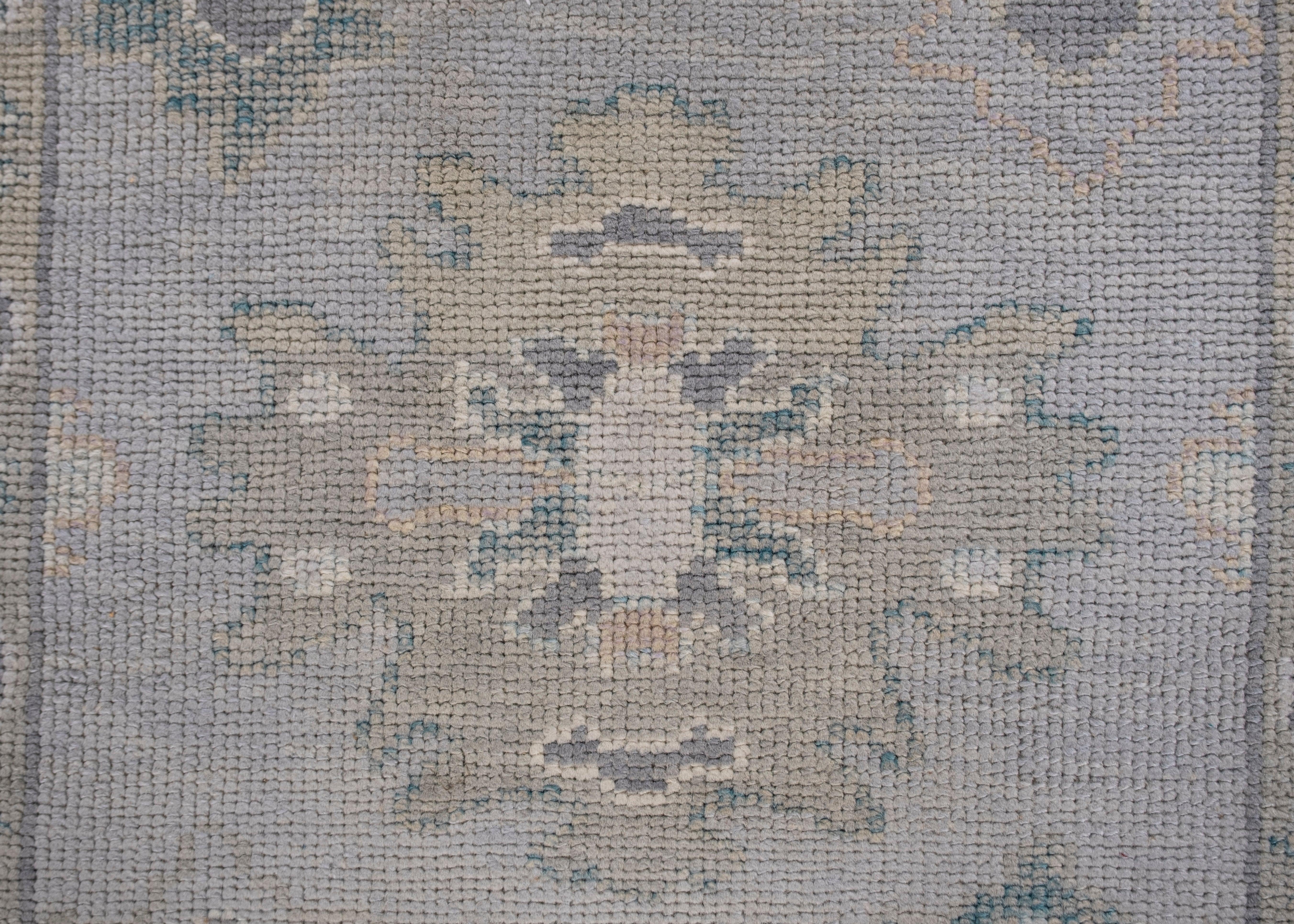 Oushak Rug Oriental Hand Knotted Turkish Oushak 3' x 9' #697 Explore a curated collection of hallway runners, wool rugs, and handmade masterpieces, where elegance meets functionality. Elevate your space with a variety of styles to suit every taste.