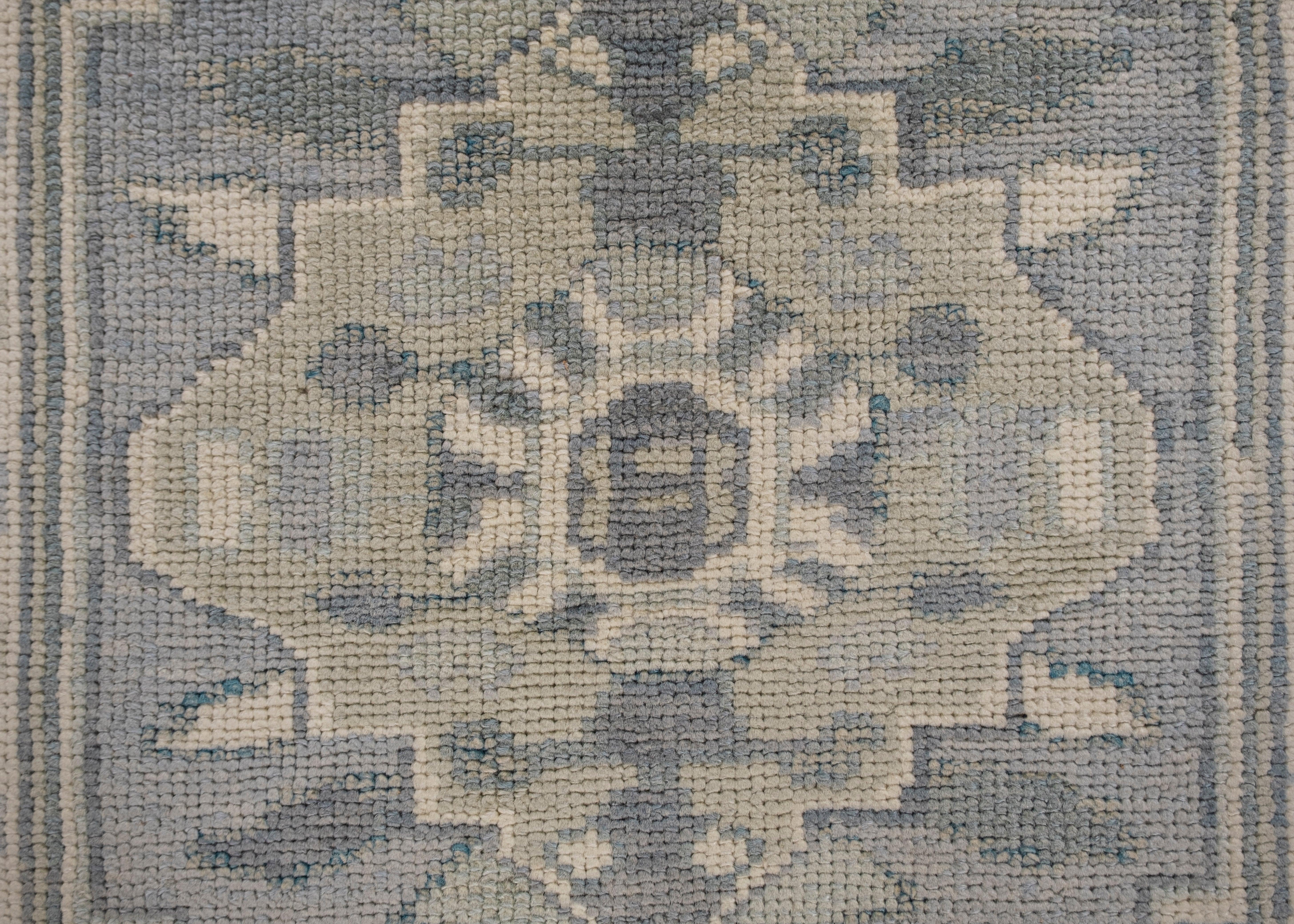 Tappeto Oushak Oriental Hand Knotted Turkish Oushak 4' x 5'10