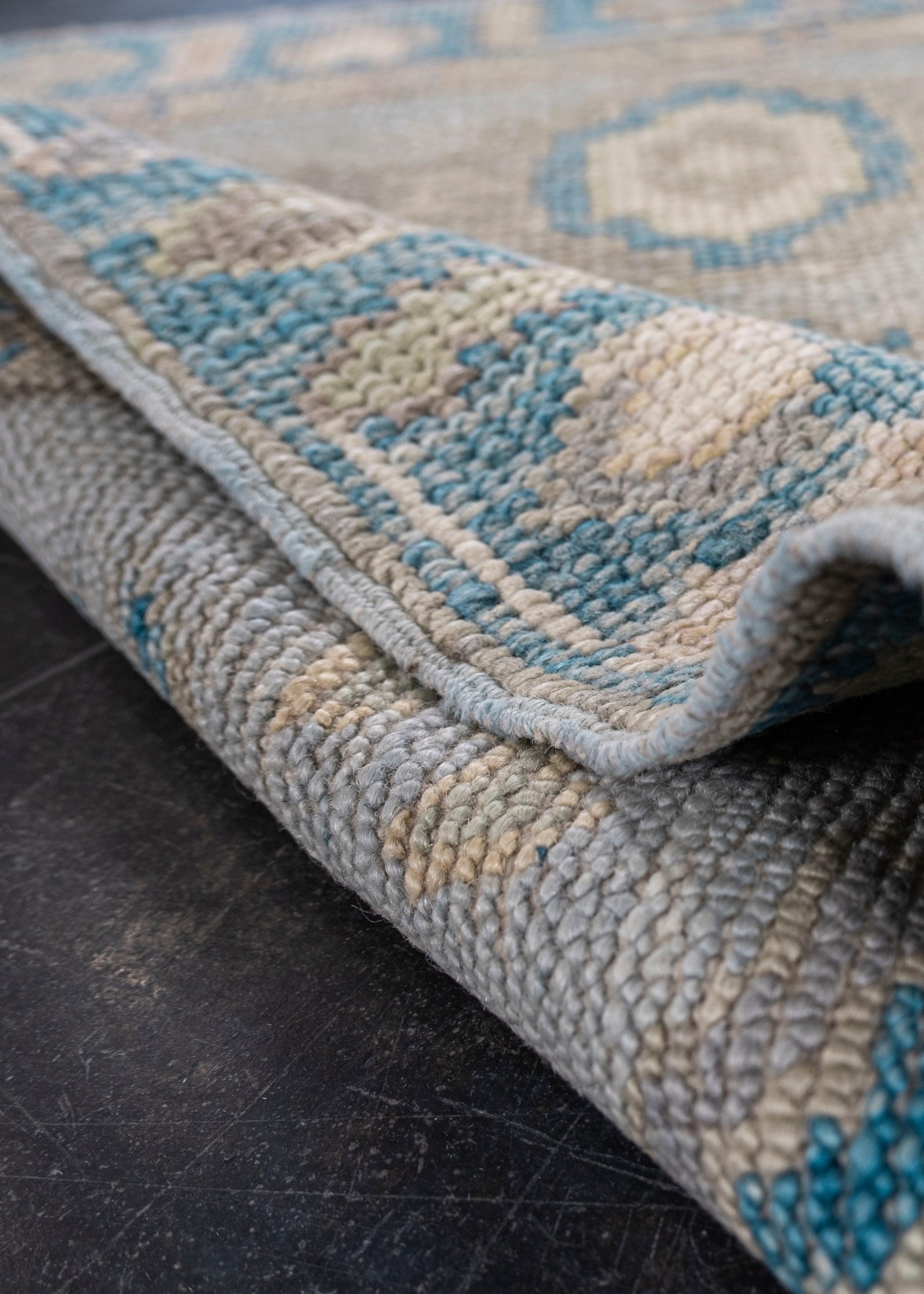 Contemporary Turkish Oushak Rug 2'2