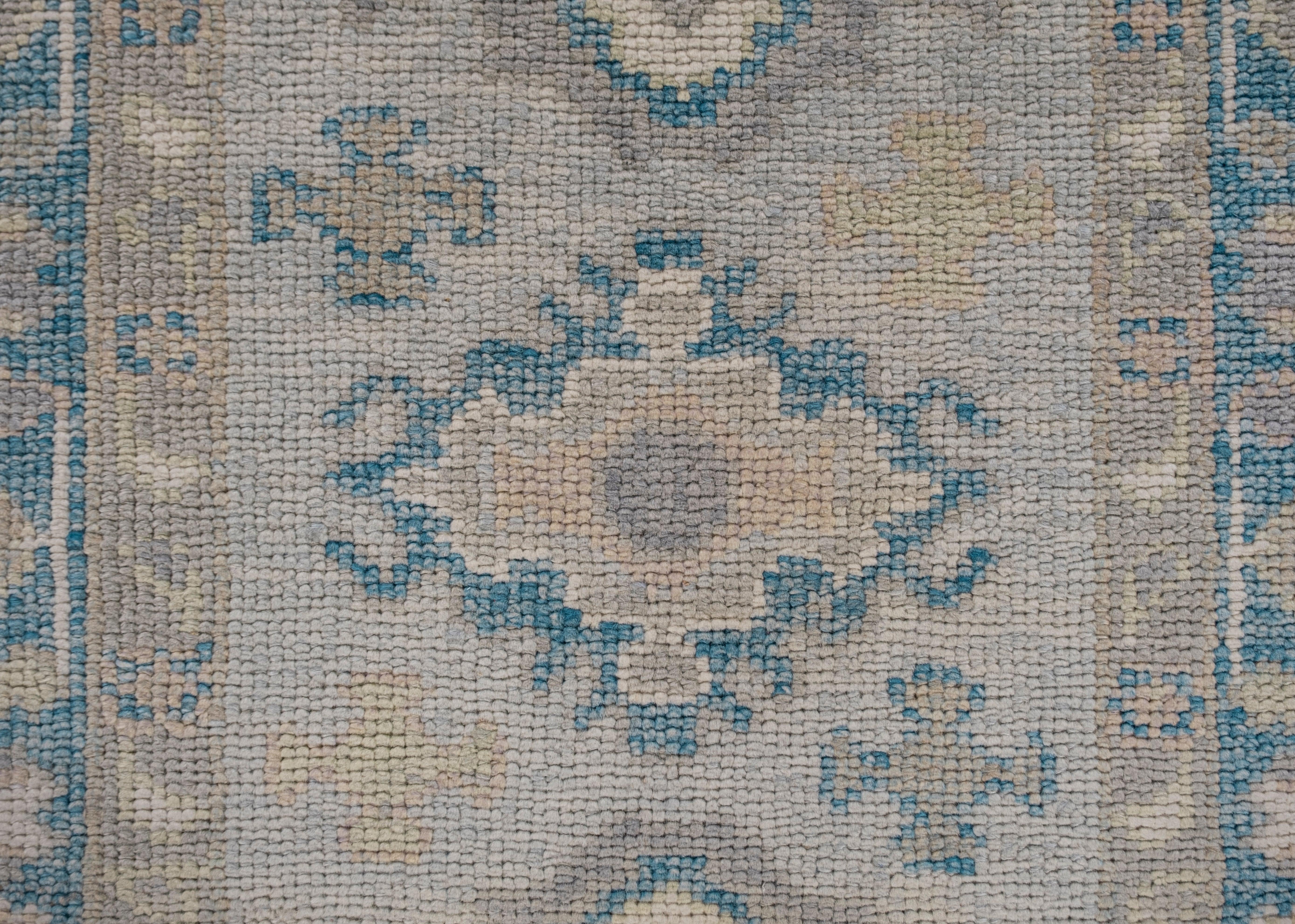 Oushak Rug Oriental Hand Knotted Turkish Oushak 3' x 5' #2033 Explore a curated collection of hallway runners, wool rugs, and handmade masterpieces, where elegance meets functionality. Elevate your space with a variety of styles to suit every taste.