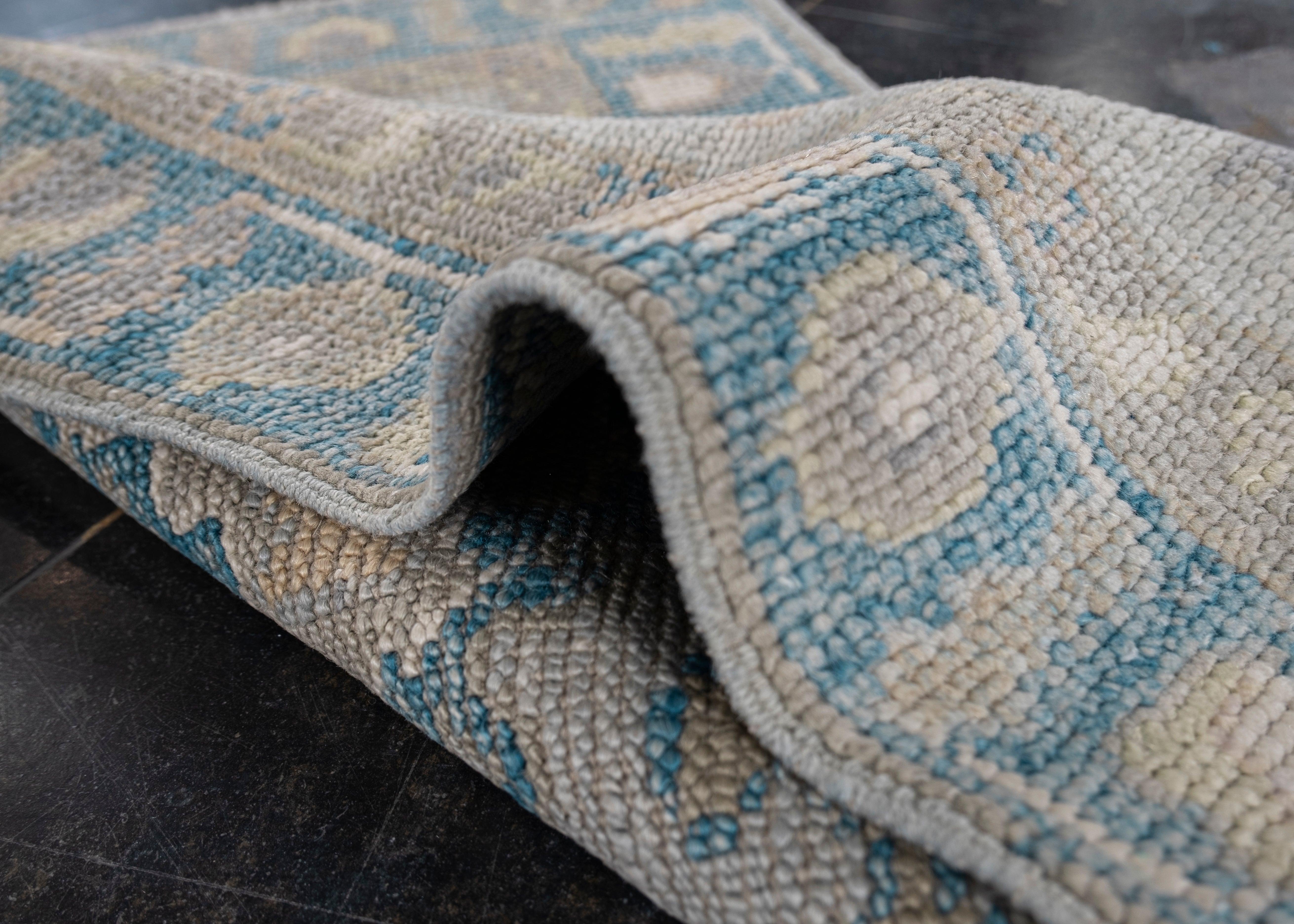 Contemporary Turkish Oushak Rug 2'2