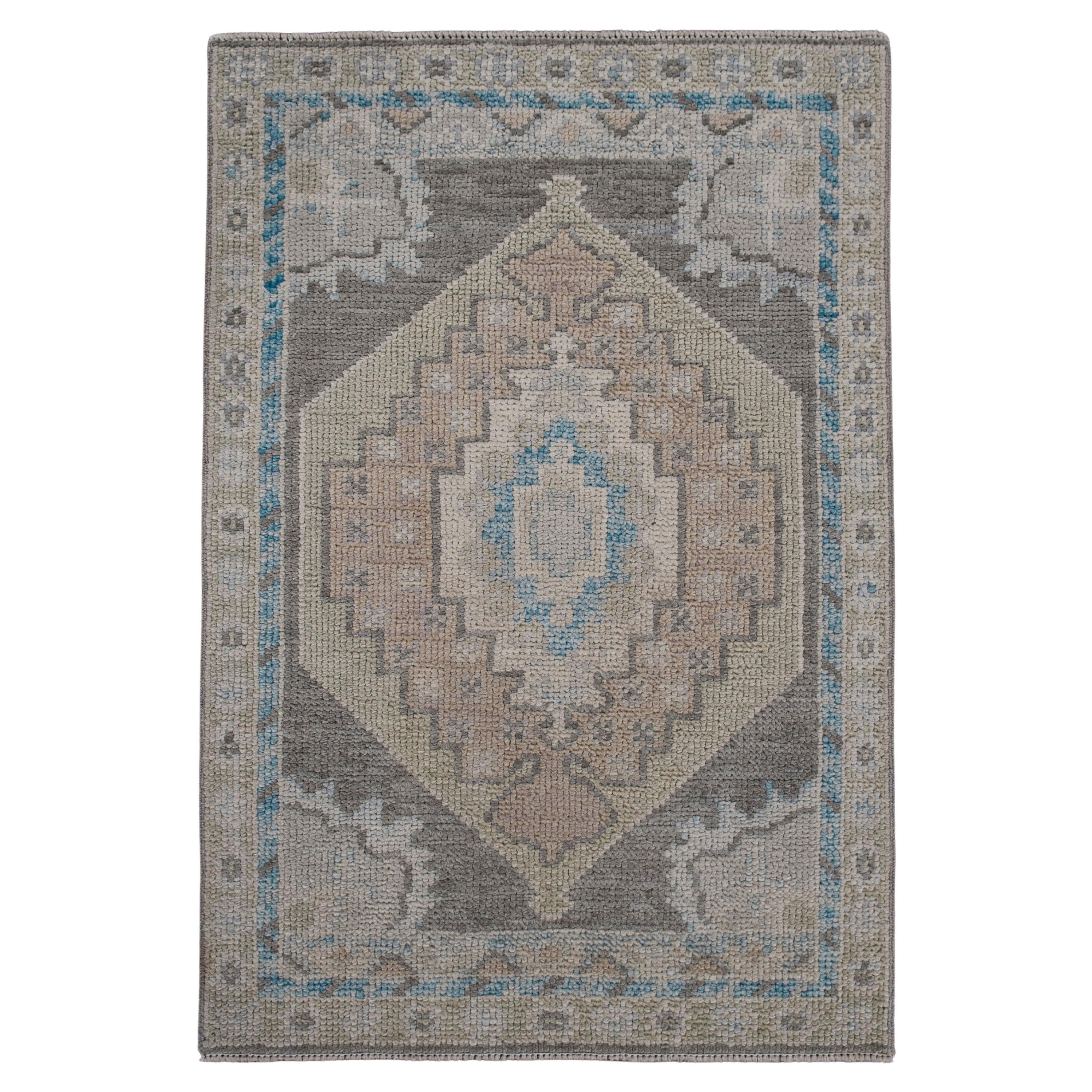 Alfombra turca Oushak 2'2" x 3'2" #11862