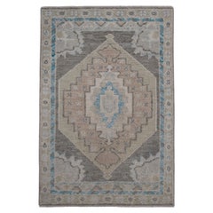 Alfombra turca Oushak 2'2" x 3'2" #11862