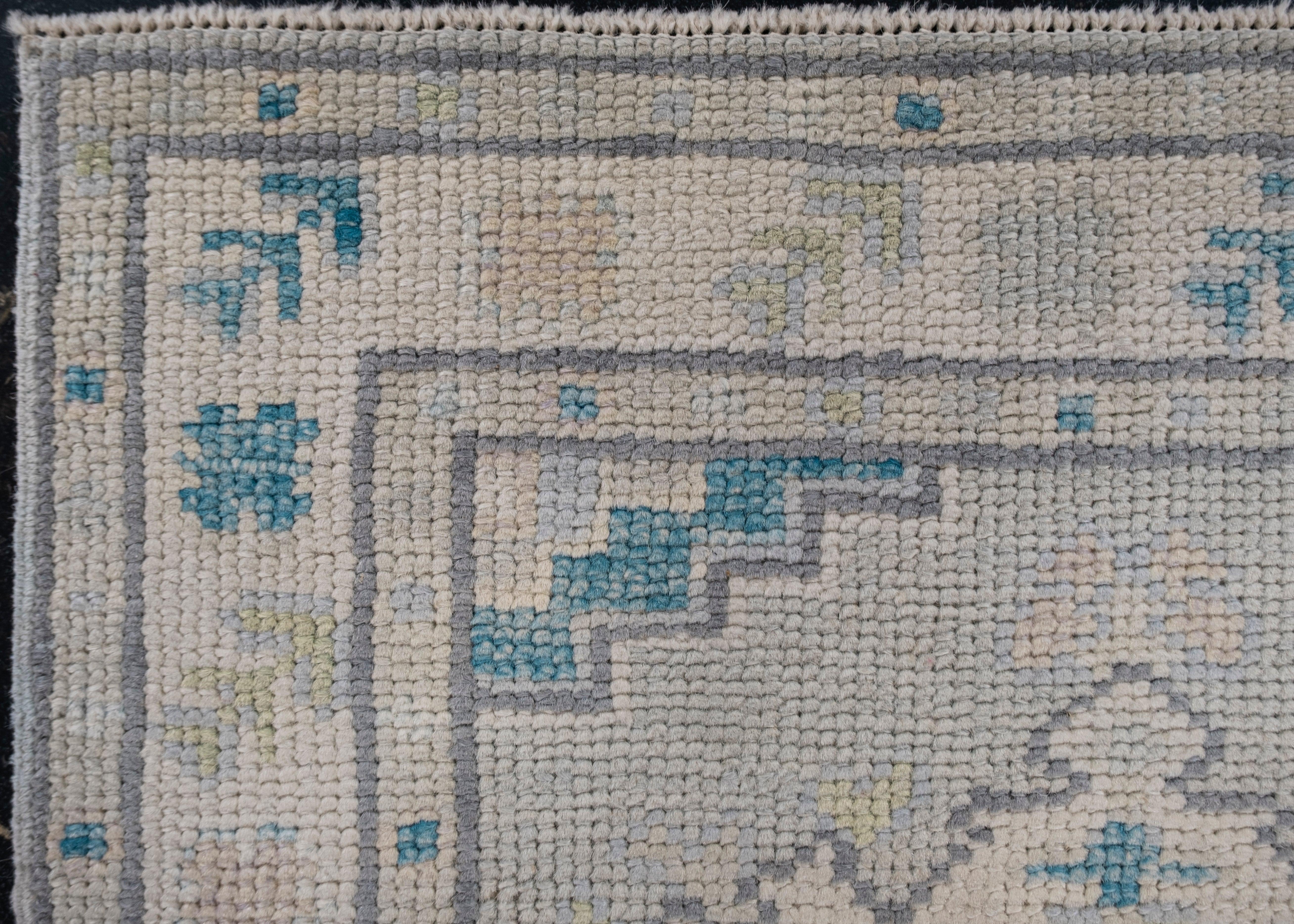 Turkish Oushak Rug 2'2