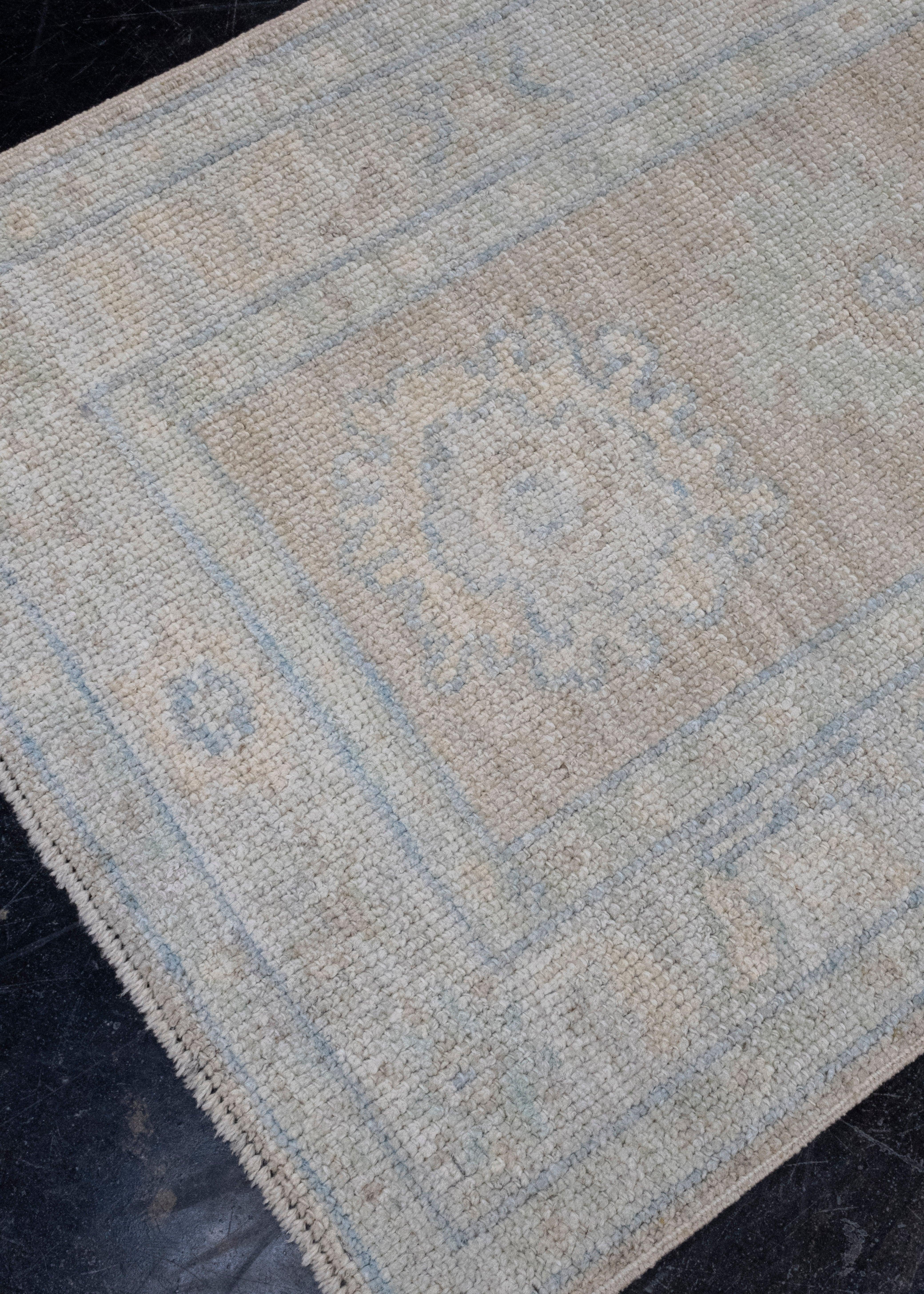 Turkish Oushak Rug 2'2