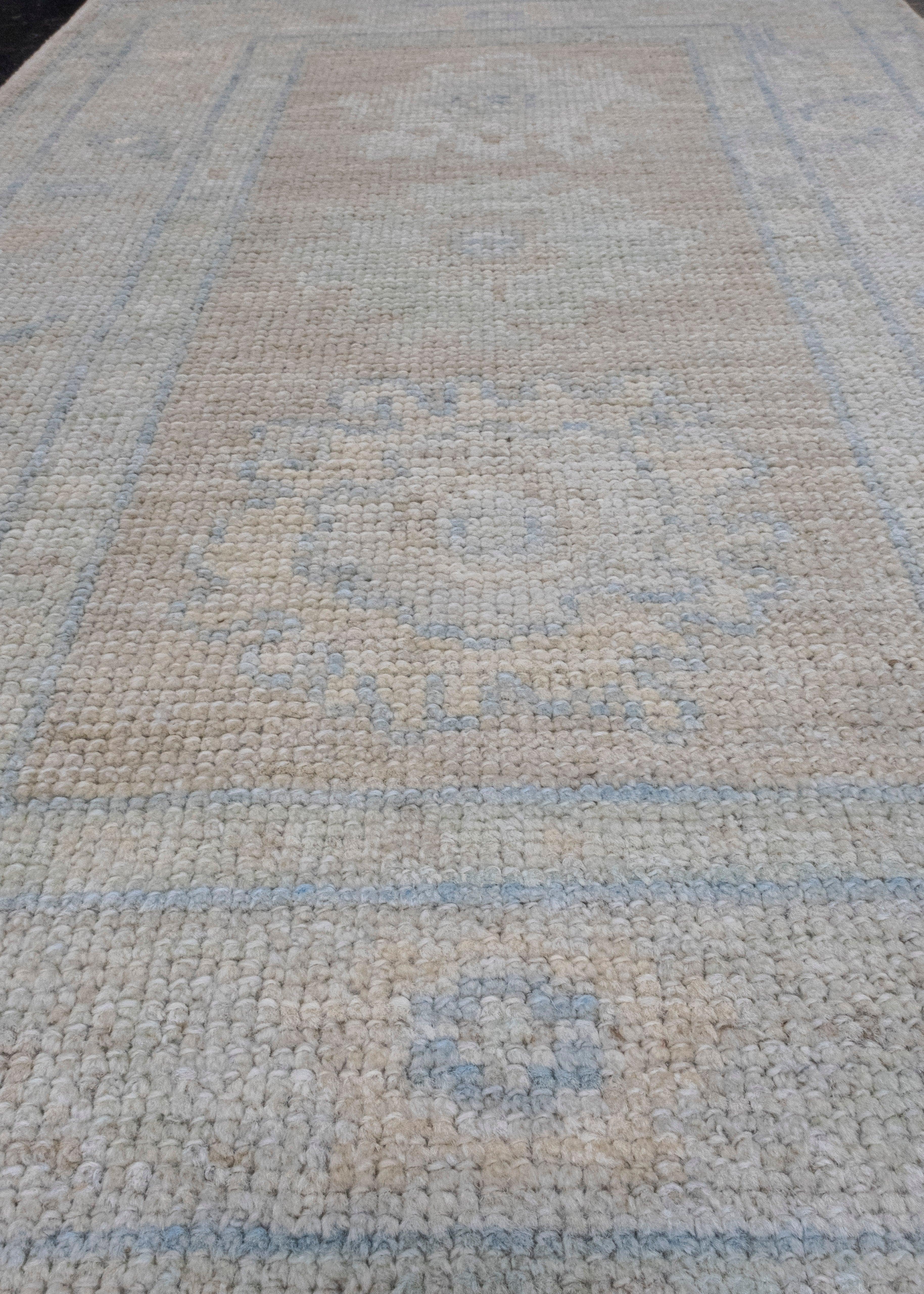 Turkish Oushak Rug 2'2