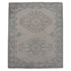 Turkish Oushak Rug 2'3" x 2'8" #11831