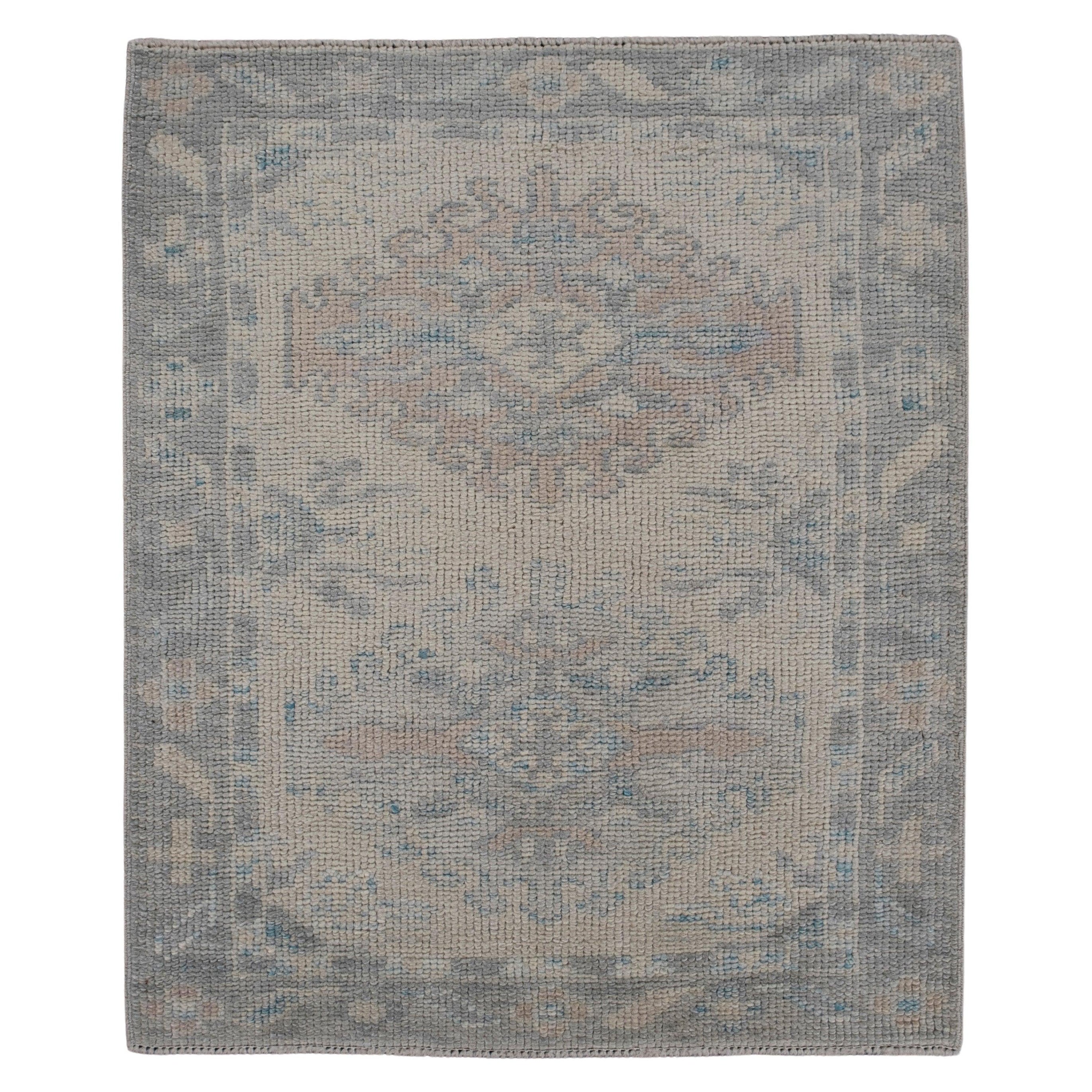 Turkish Oushak Rug 2'3" x 2'8" #11869