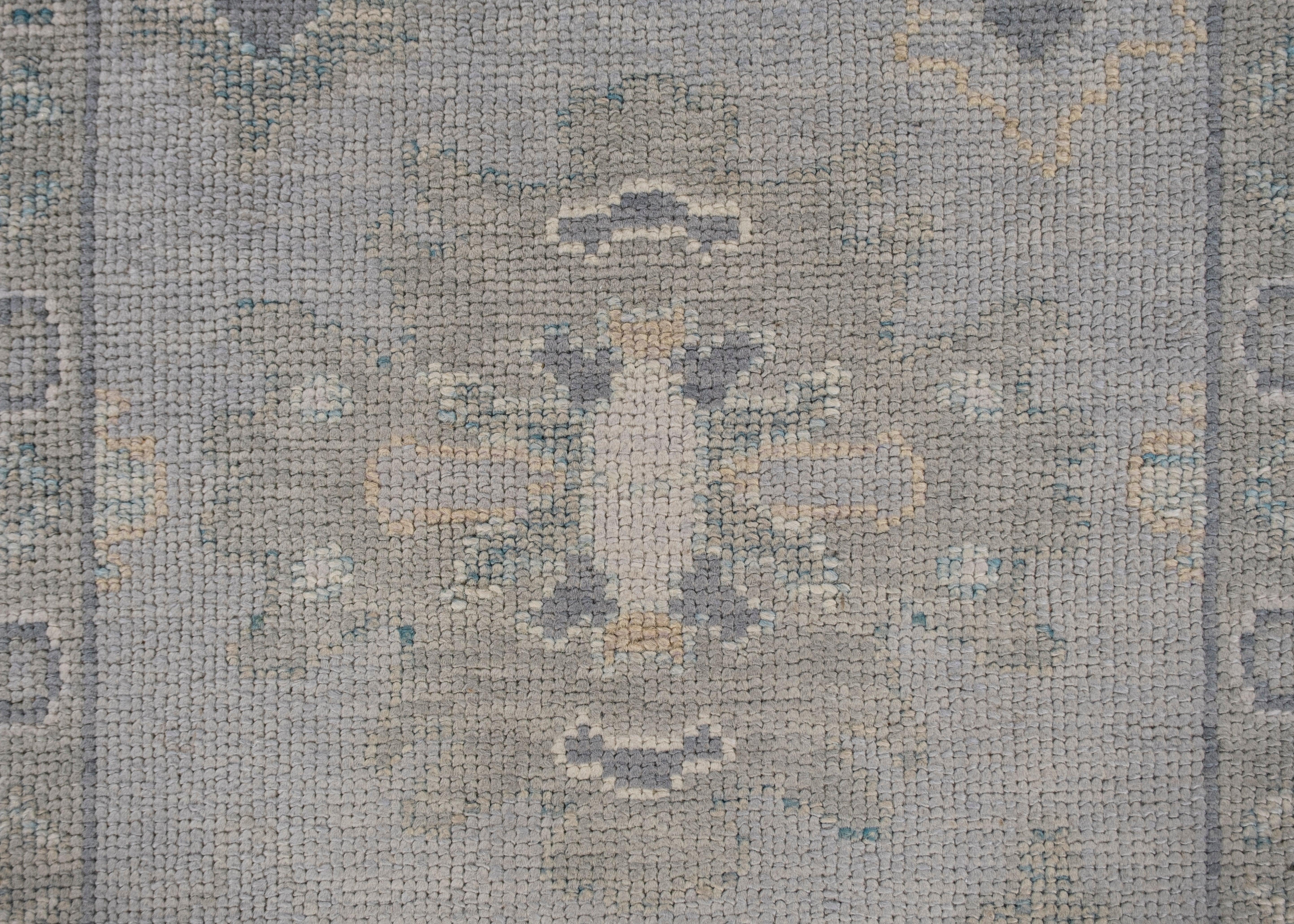 Oushak Rug Oriental Hand Knotted Turkish Oushak 2'8