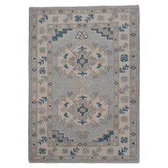 Tappeto Oushak turco 2'3" x 3'1" #11853