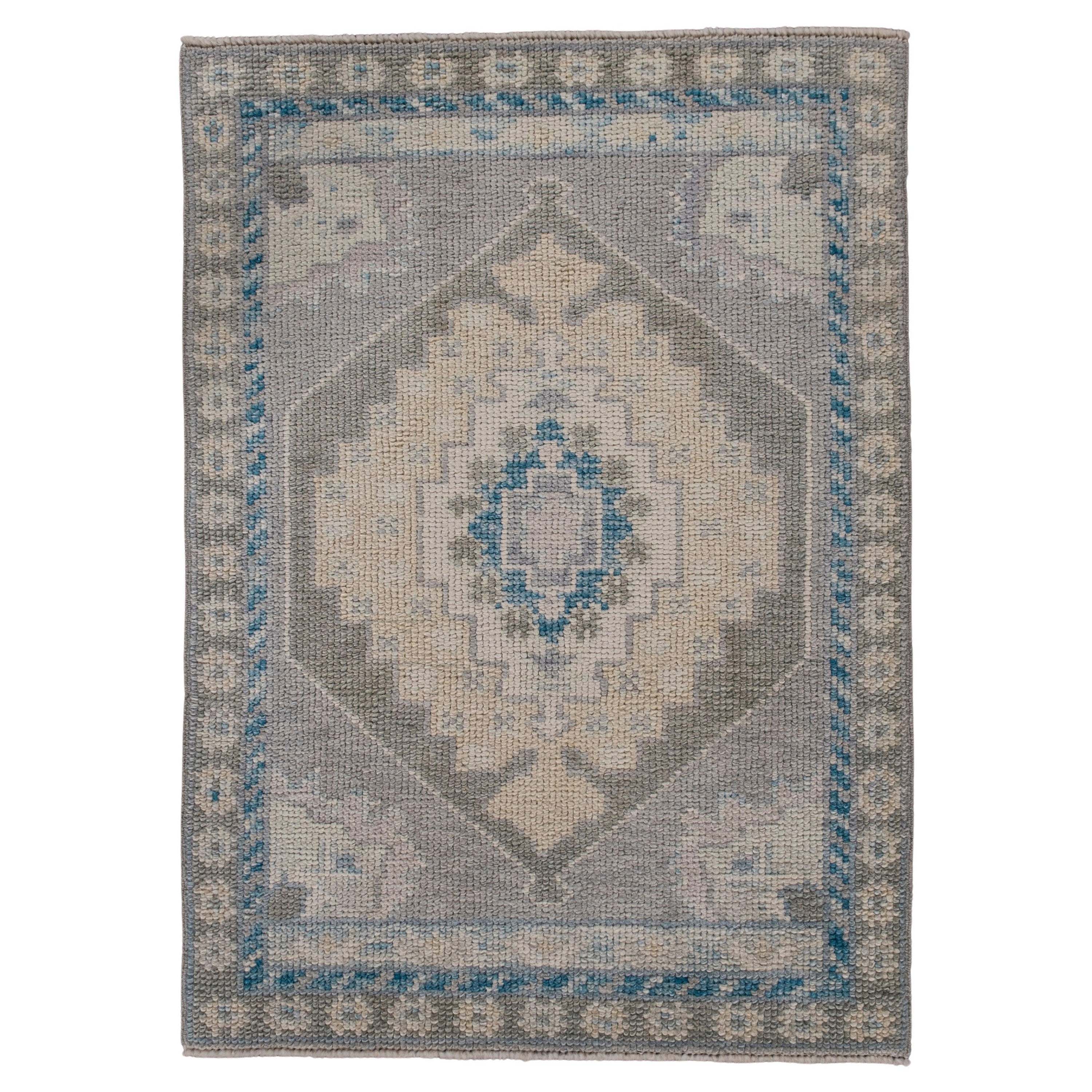 Alfombra turca Oushak 2'3" x 3'1" #11878