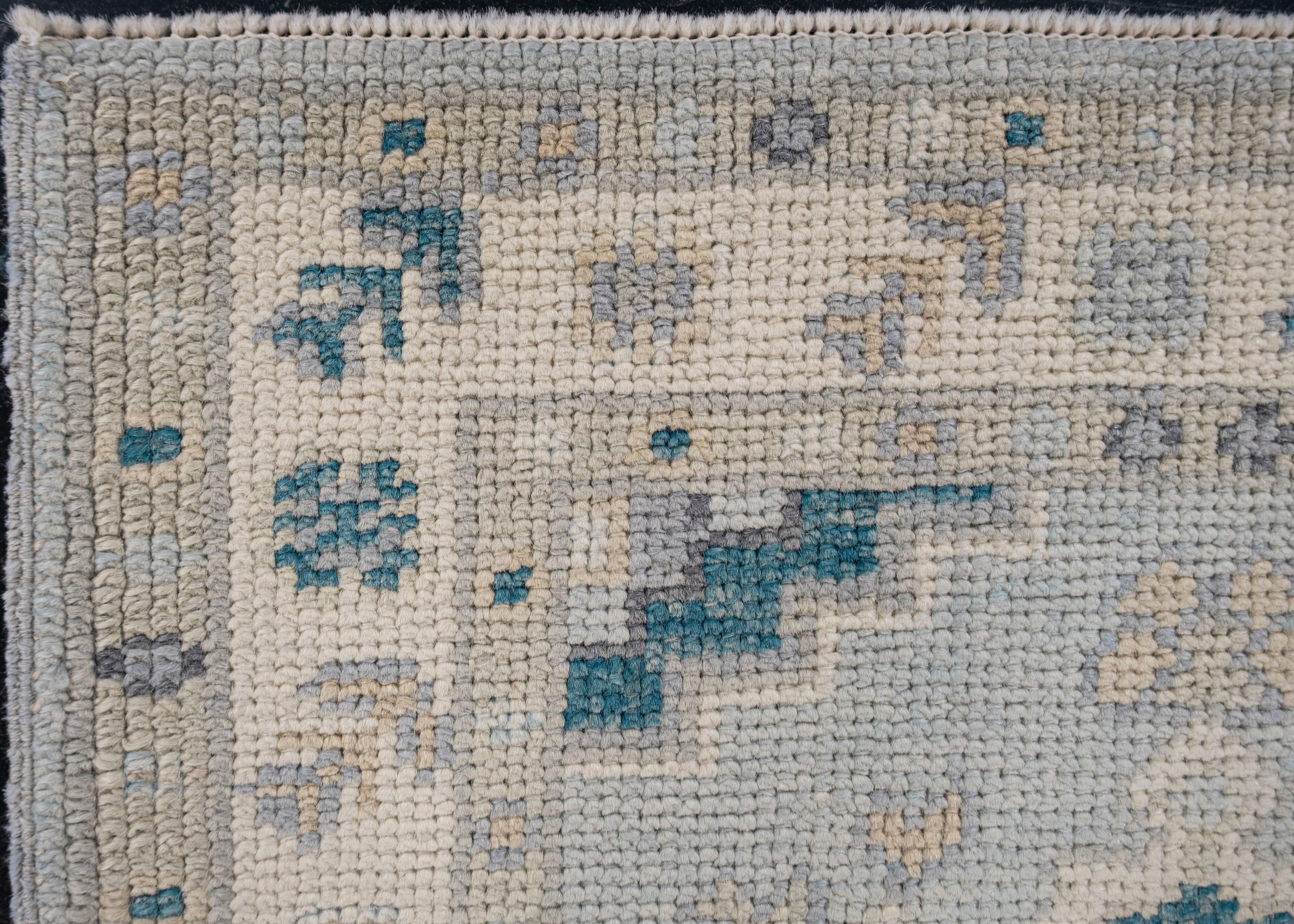 Turkish Oushak Rug 2'3