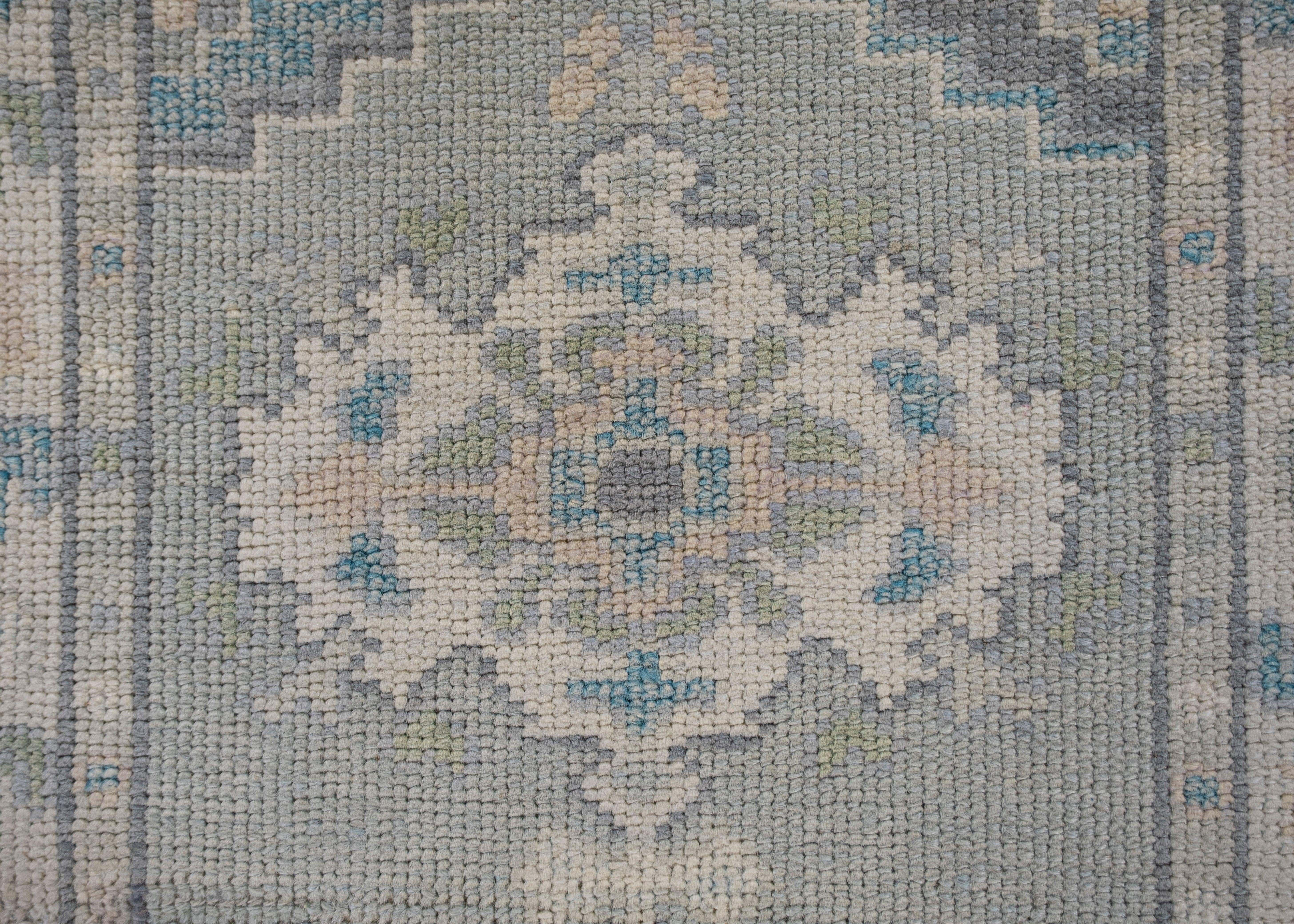 Turkish Oushak Rug 2'3