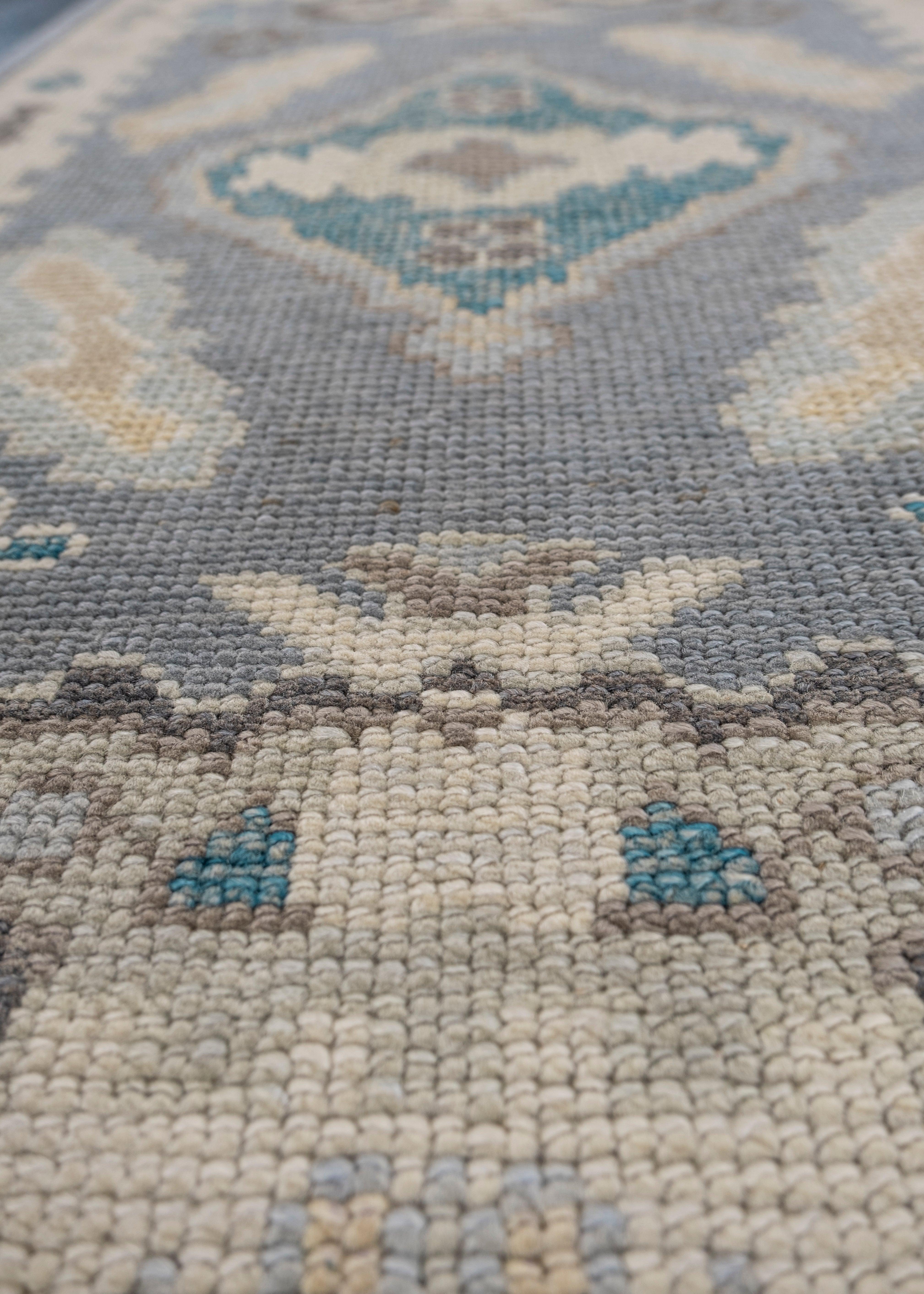 Turkish Oushak Rug 2'3