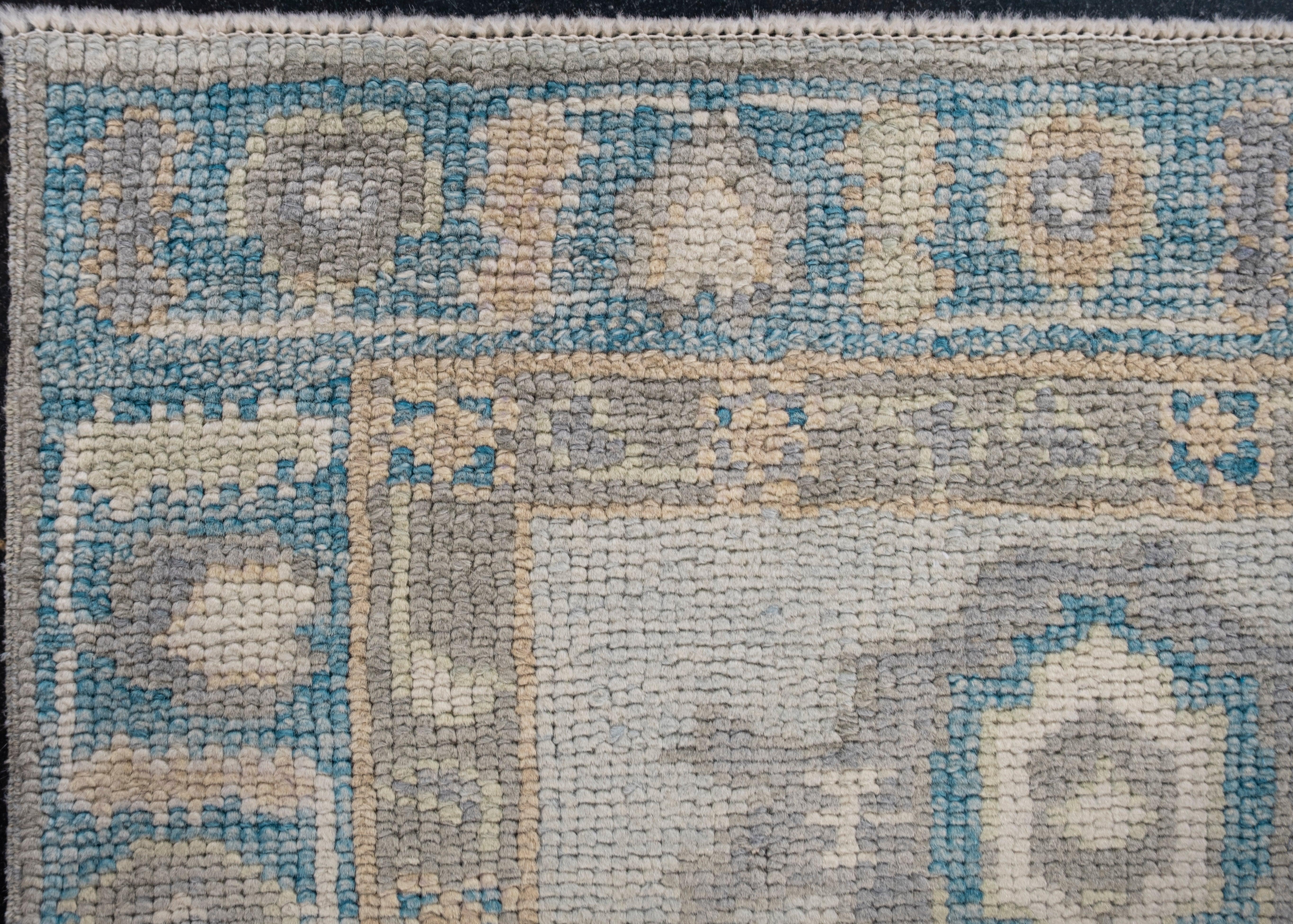 Turkish Oushak Rug 2'4