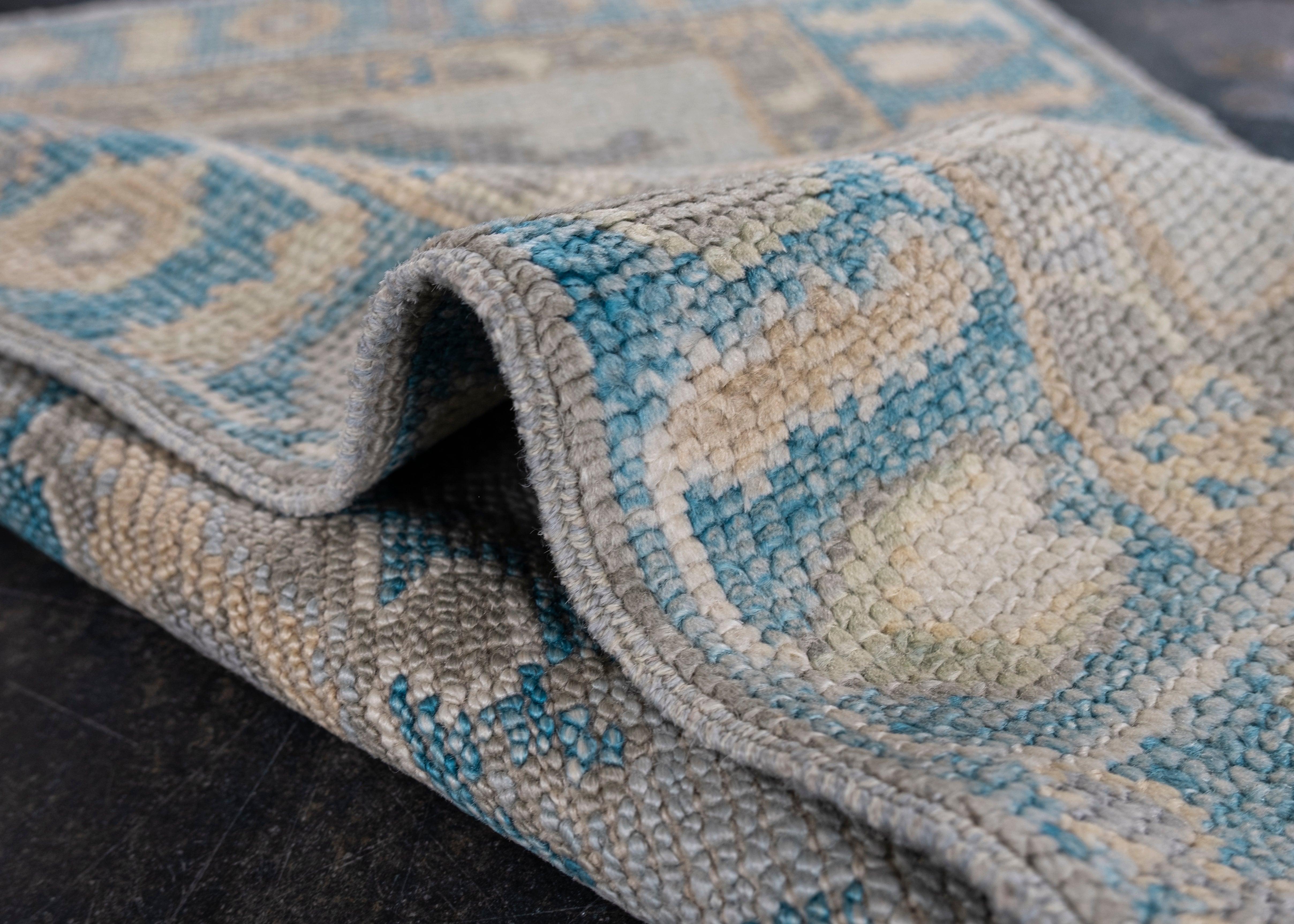 Contemporary Turkish Oushak Rug 2'4