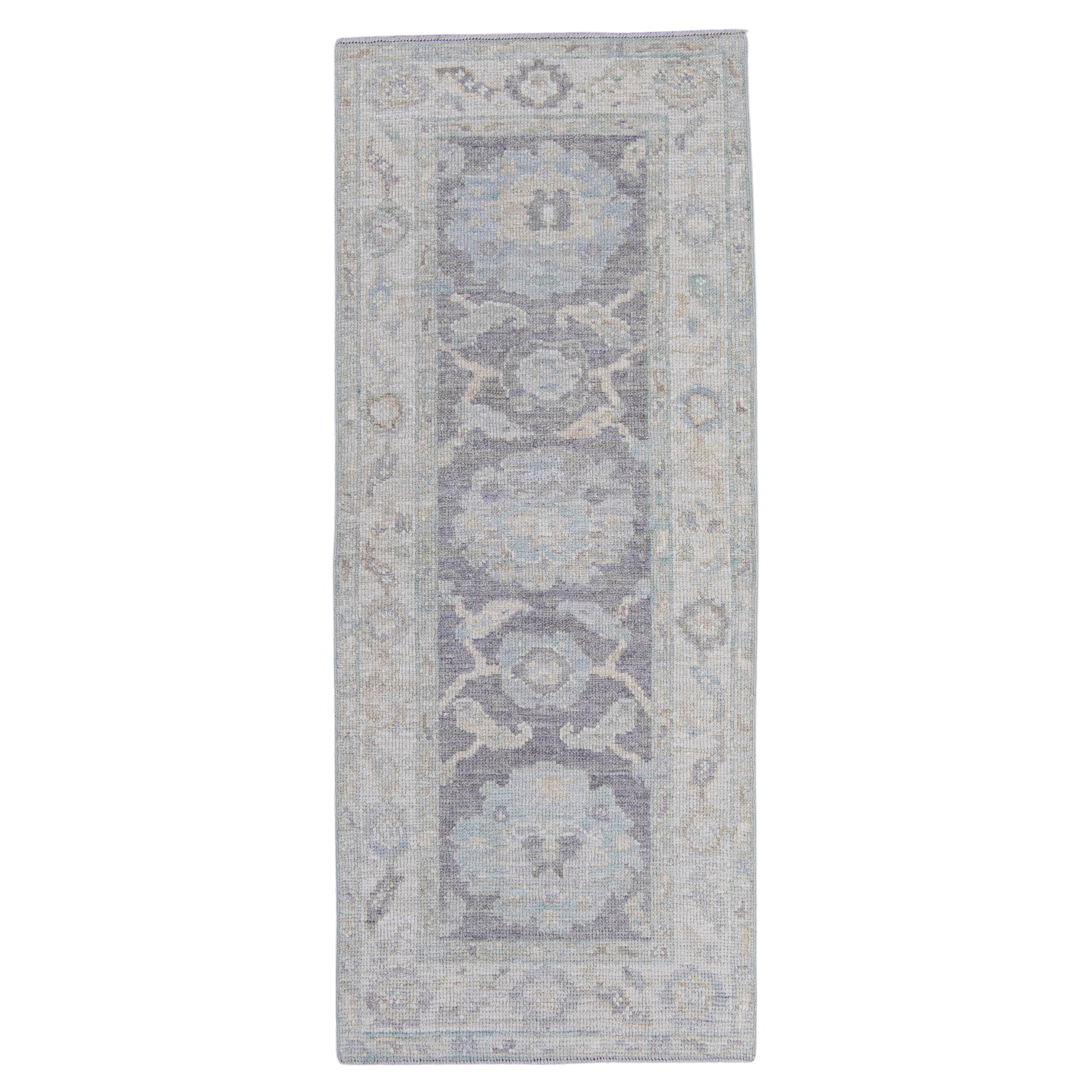 Turkish Oushak Rug 2'4" x 5'8" #16186