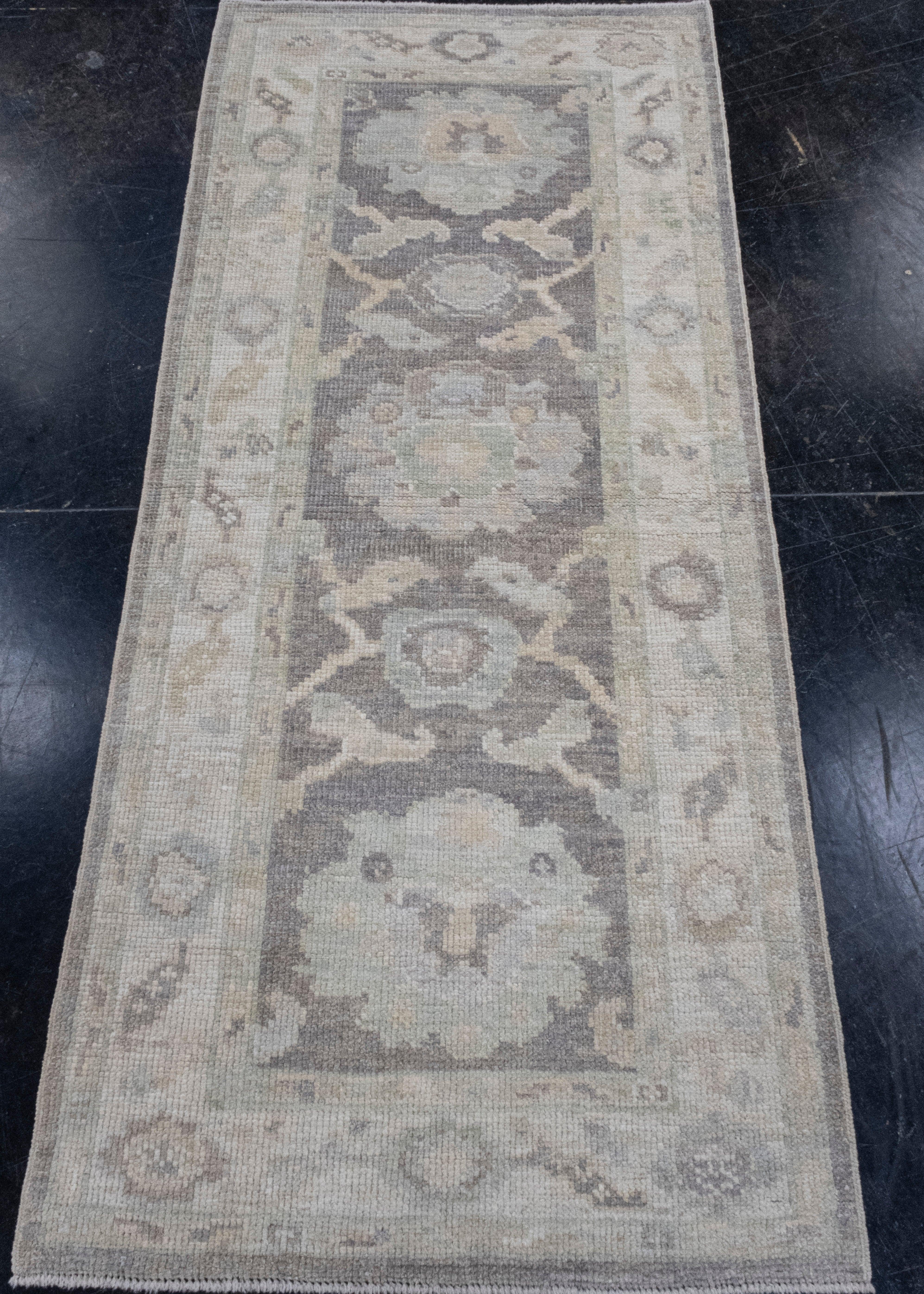 Alfombra turca Oushak 2'6