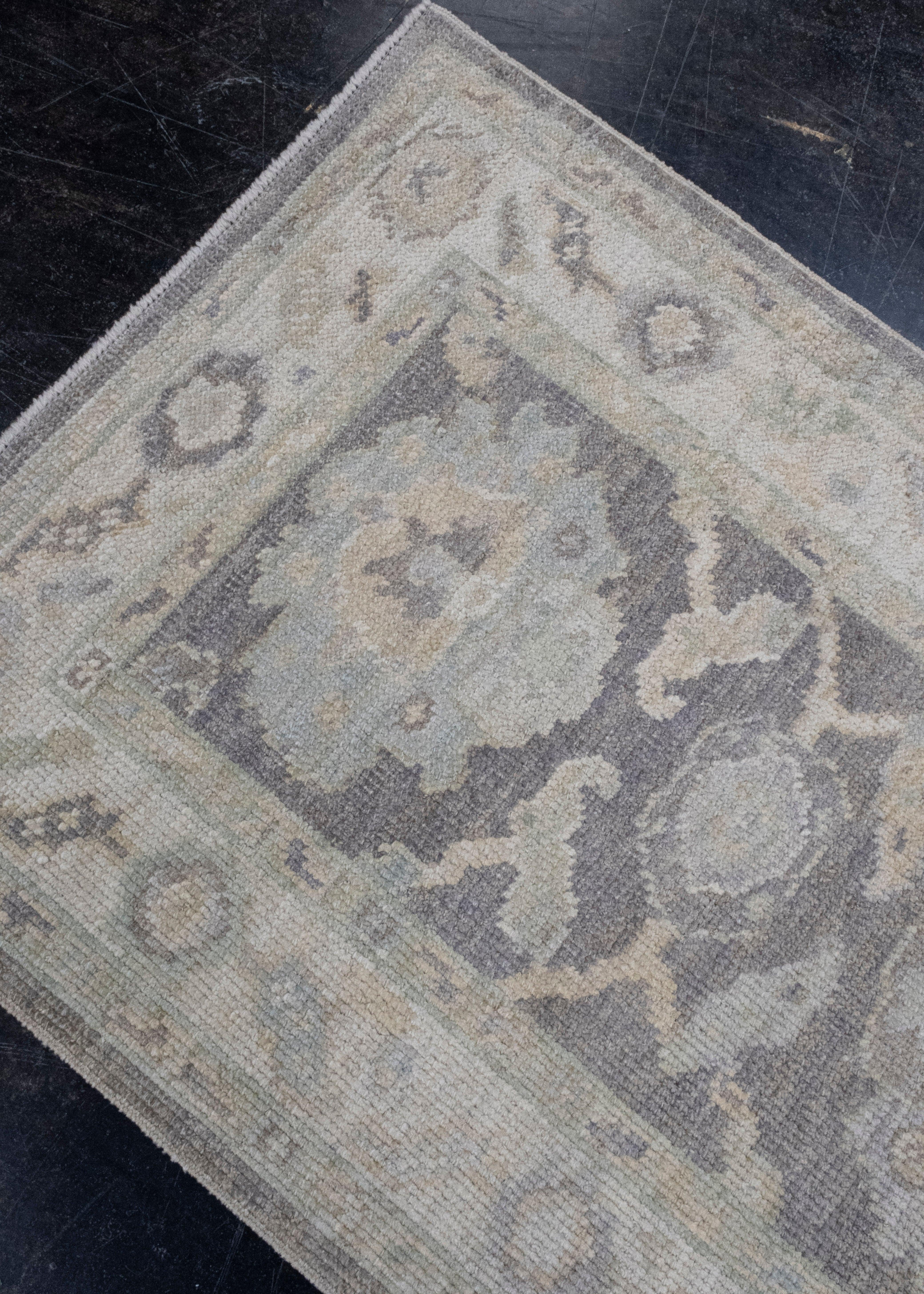 Alfombra turca Oushak 2'6