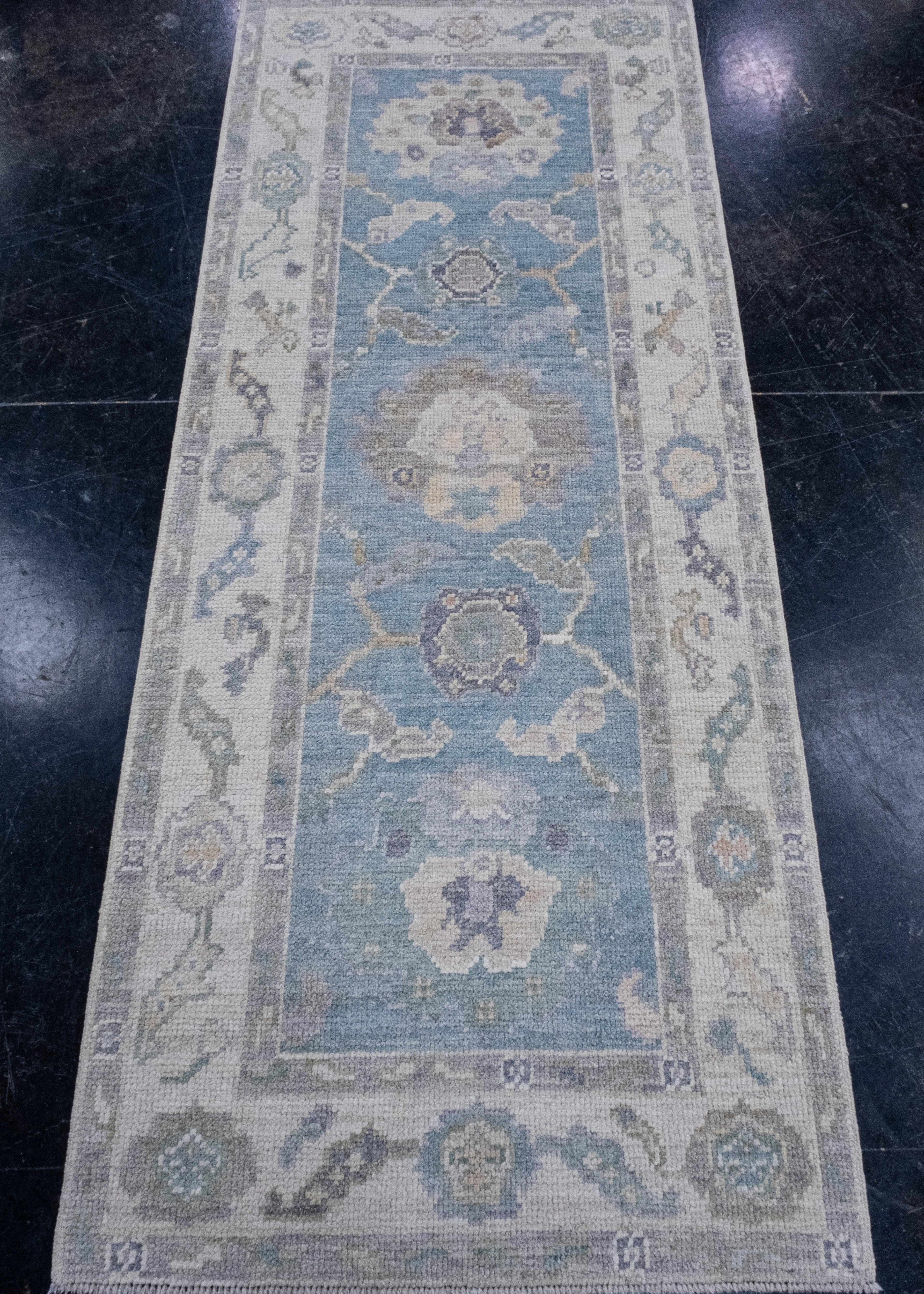 Alfombra turca Oushak 2'6