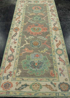 Turkish Oushak Rug 2'6" x 6'3" #20258
