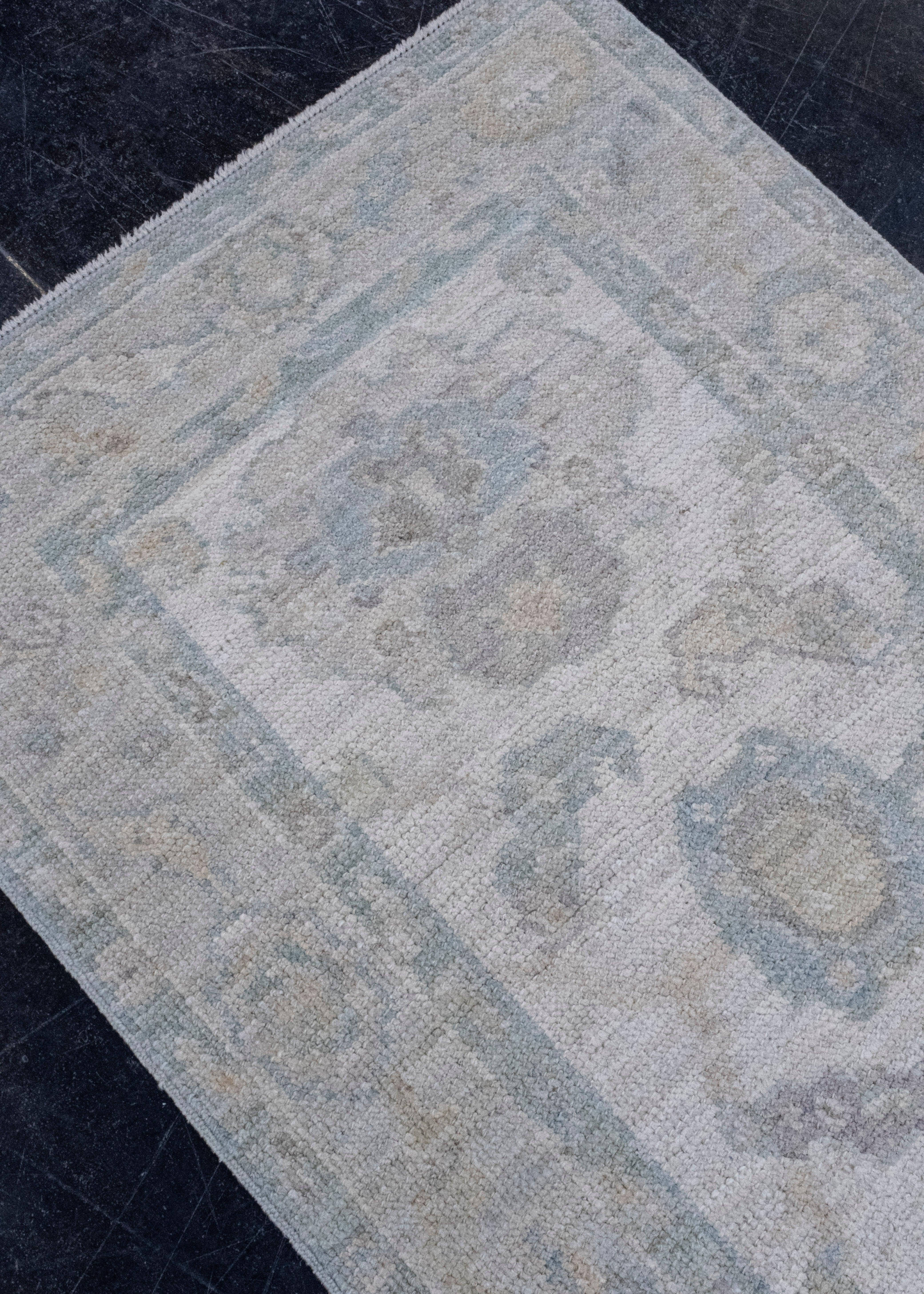 Contemporary Turkish Oushak Rug 2'6