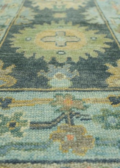 Turkish Oushak Rug 2'7" x 9'9" #19204