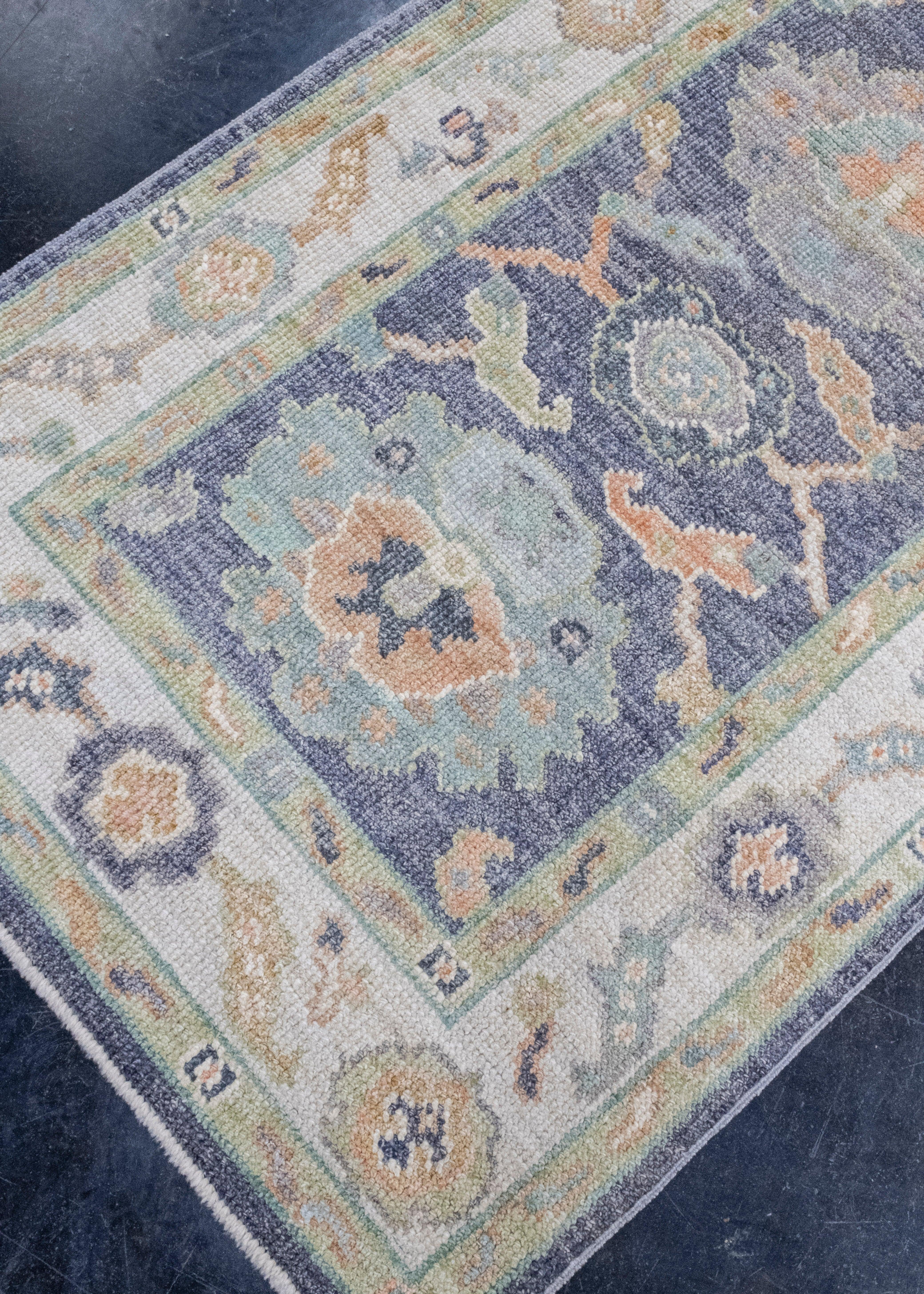 Türkischer Oushak-Teppich 2'8