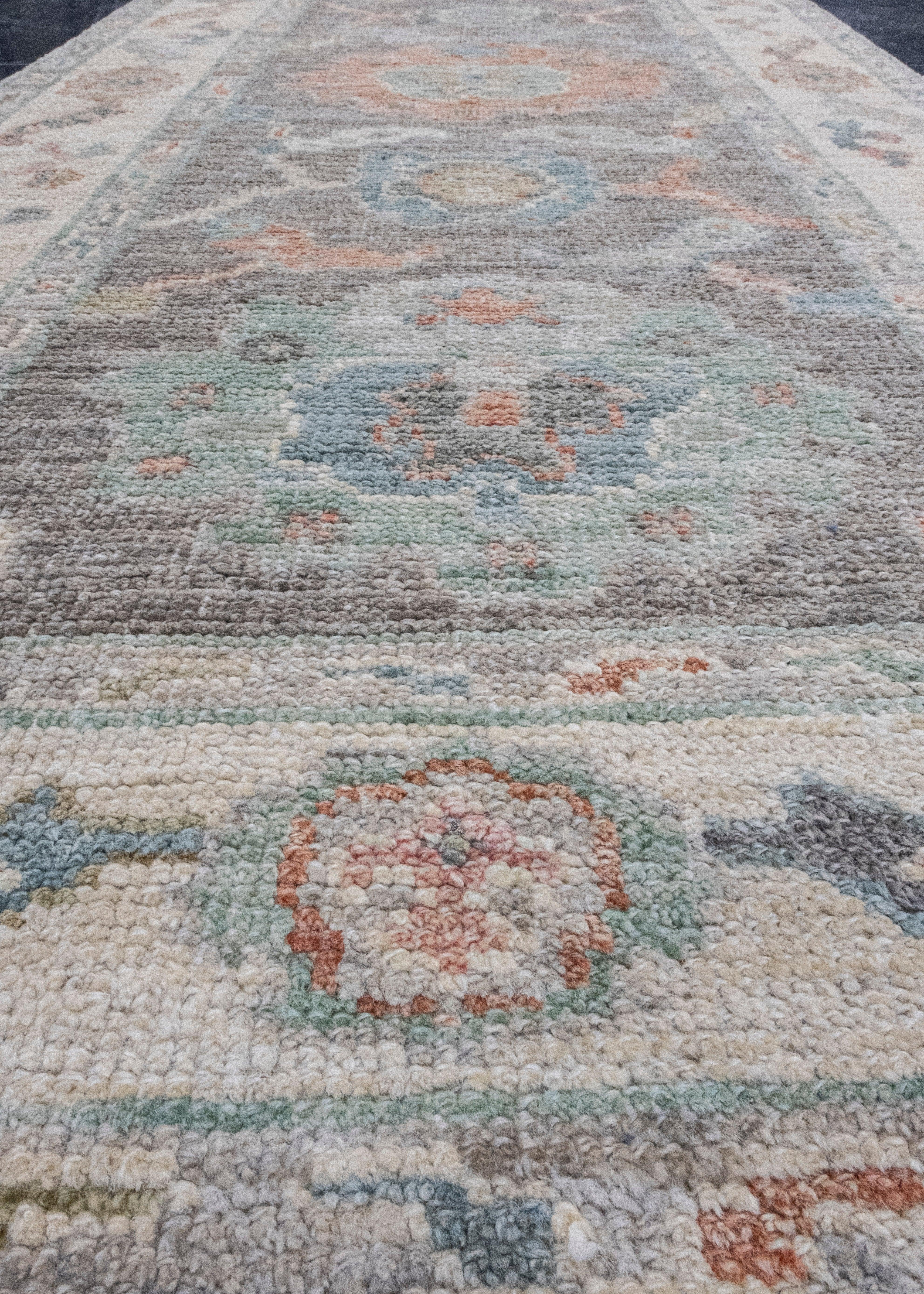 Laine Tapis turc Oushak 2'8
