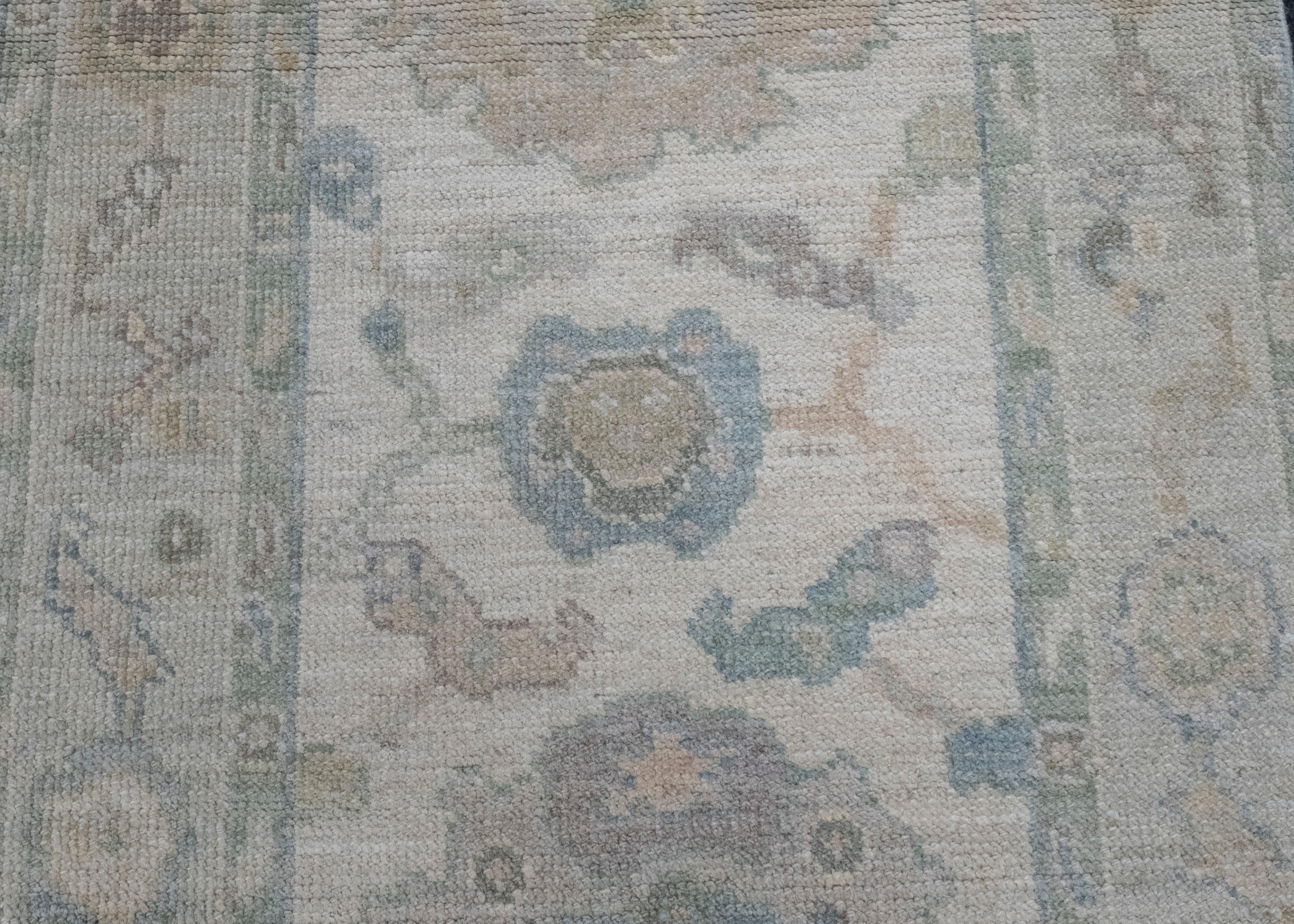 Contemporary Turkish Oushak Rug 2'8