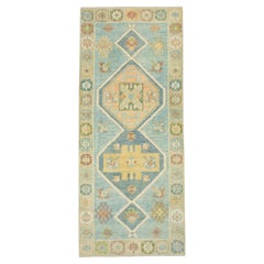 Turkish Oushak Rug 2'8" x 6'6" #18002